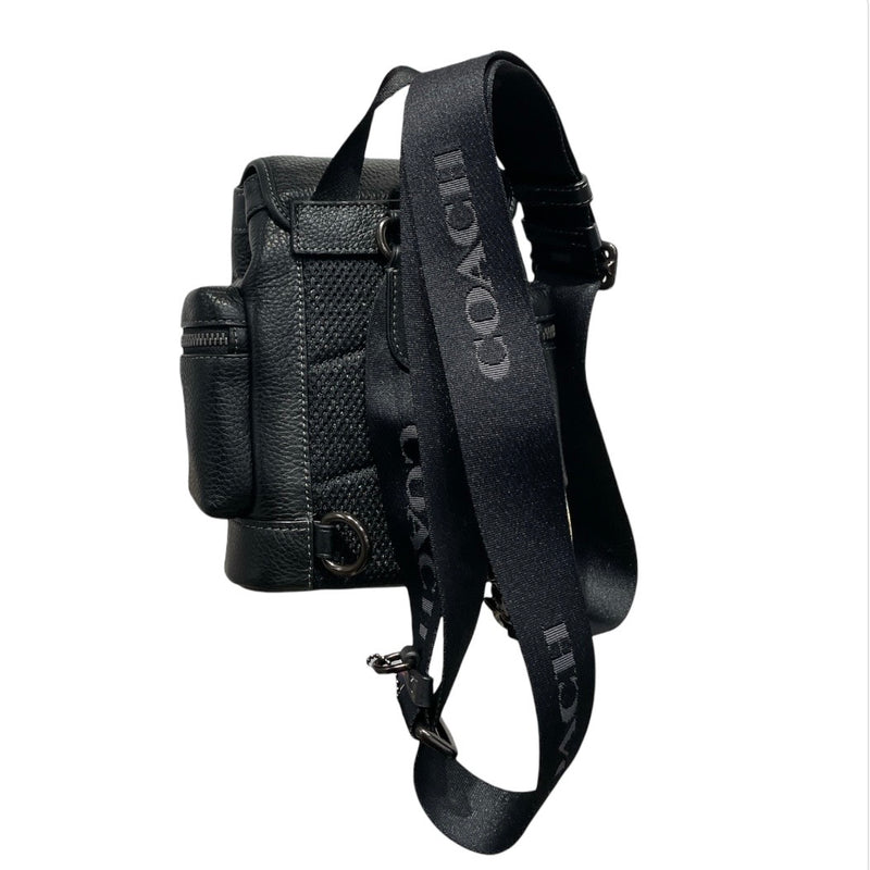 COACH/Cross Body Bag/Leather/BLK/
