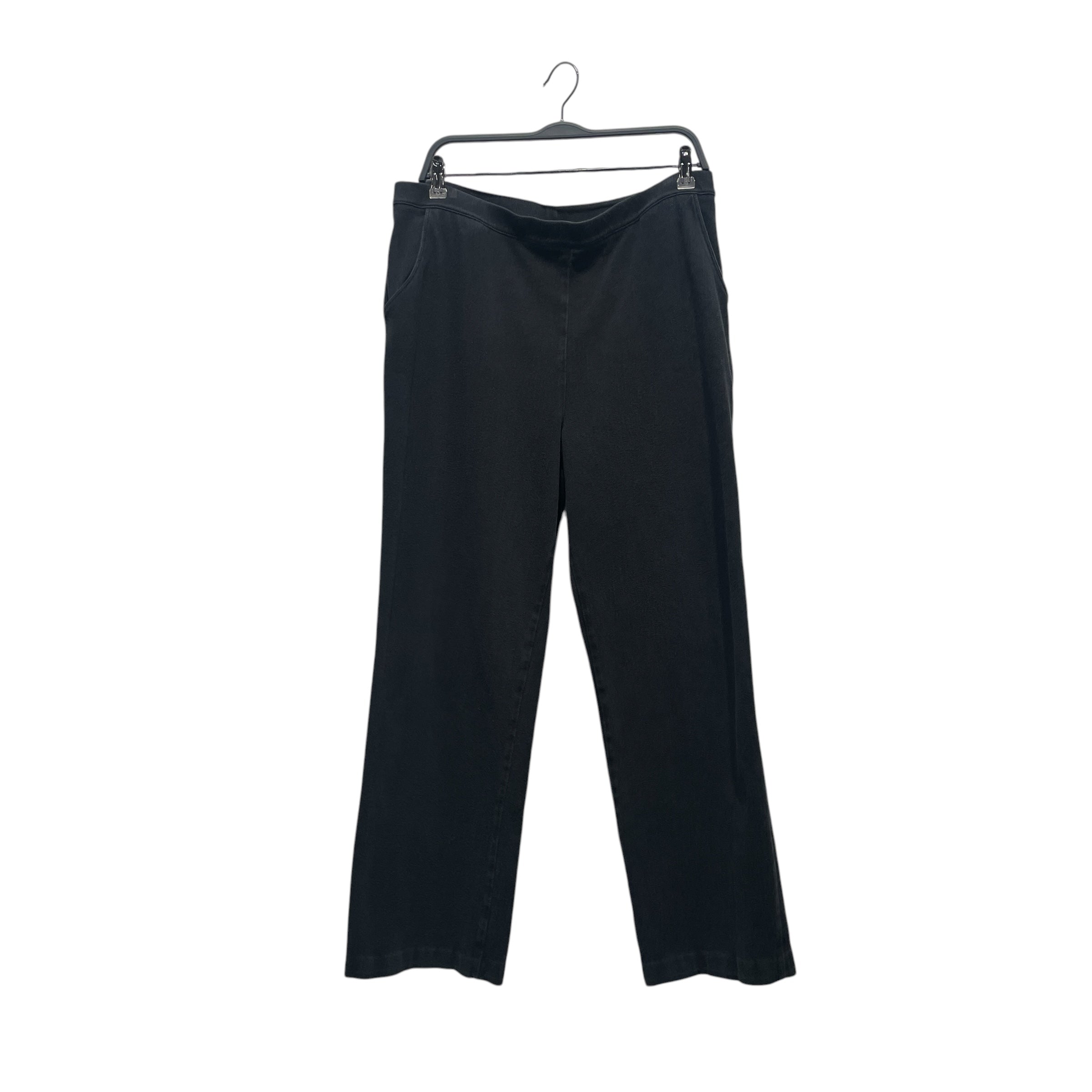 L.L.Bean/Bootcut Pants/L/Cotton/BLK/ view 1