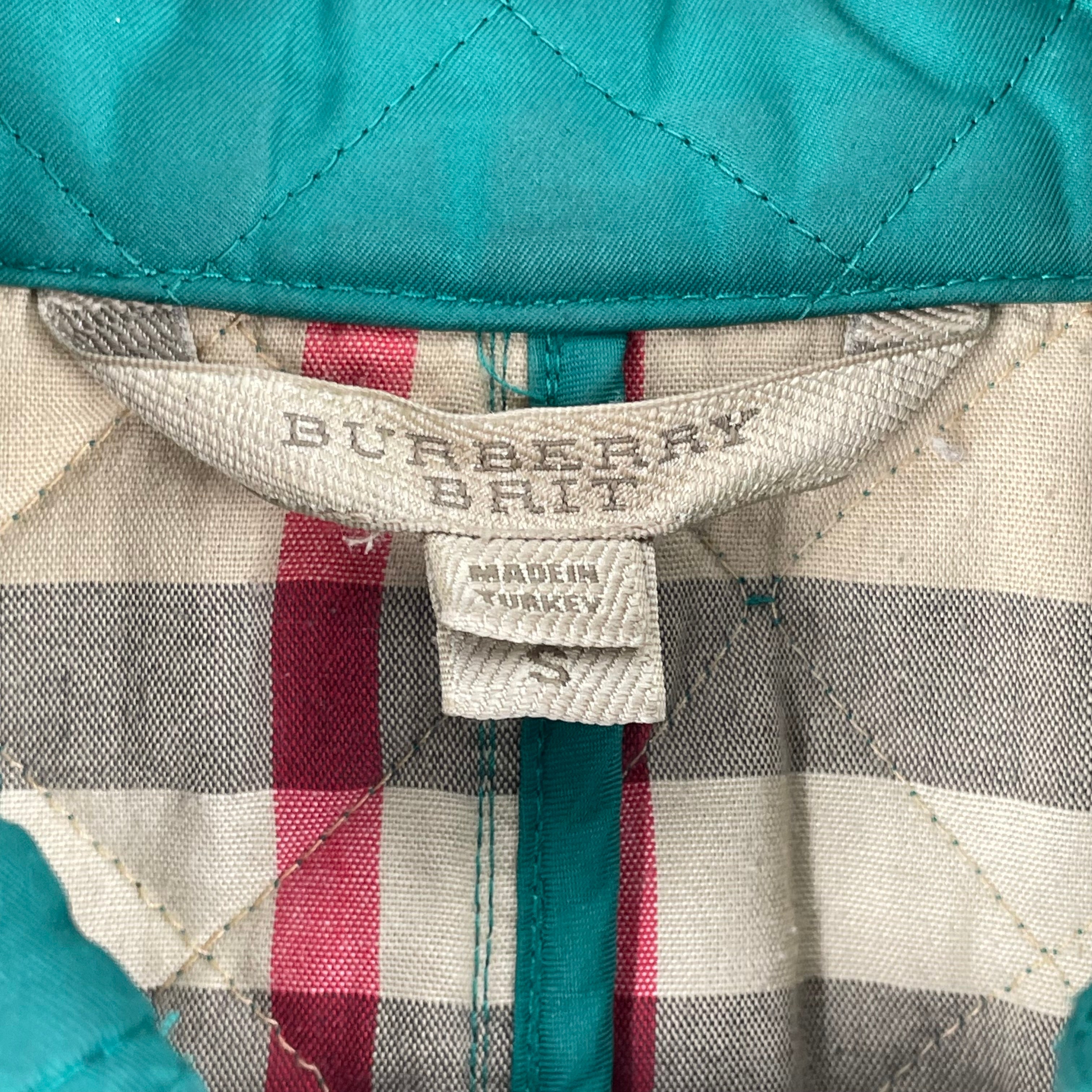 BURBERRY BRIT/Jacket/S/Cotton/GRN/TRFAK120IST -QUILTED JCKT view 4