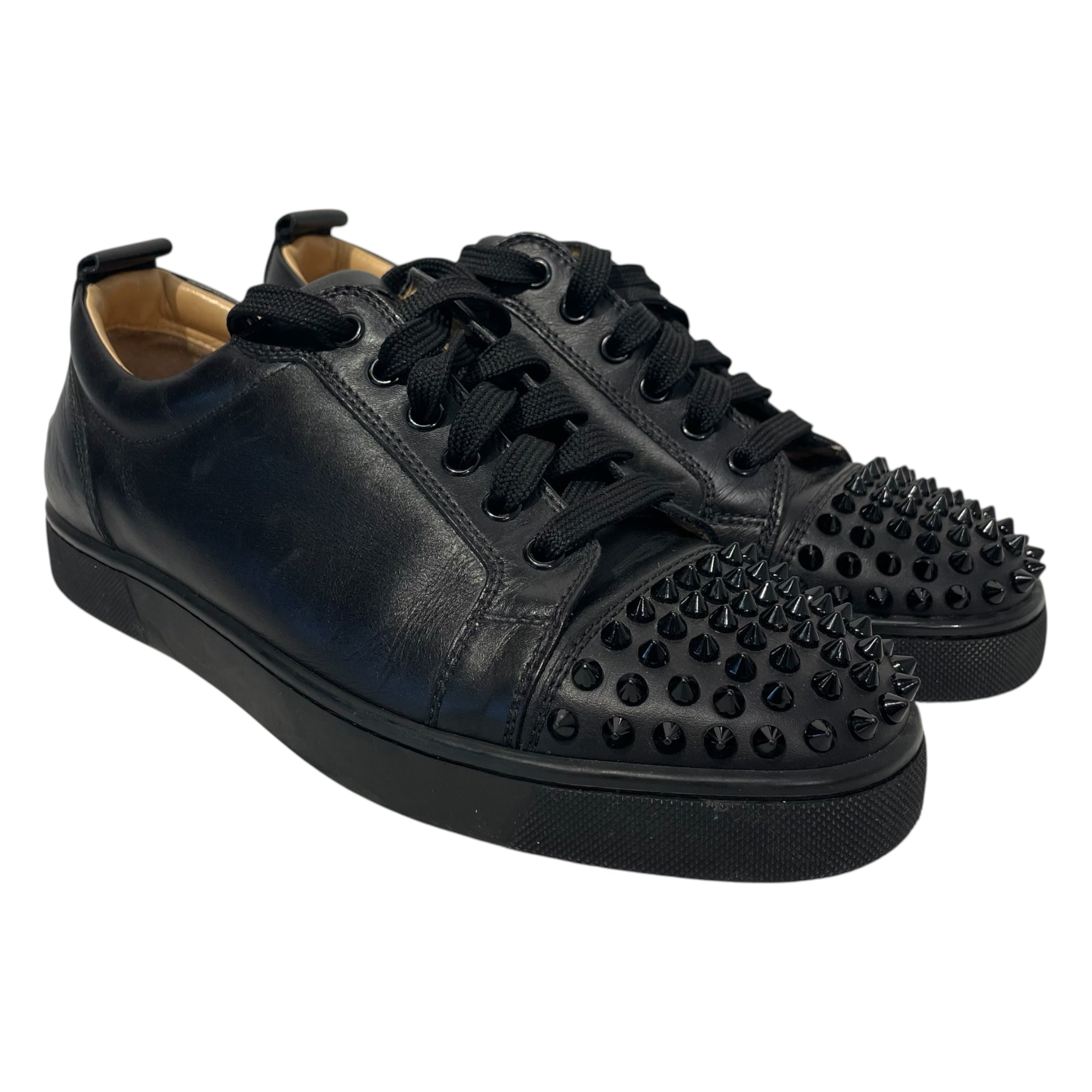 Christian Louboutin/Low-Sneakers/EU 40/Leather/BLK/ view 1