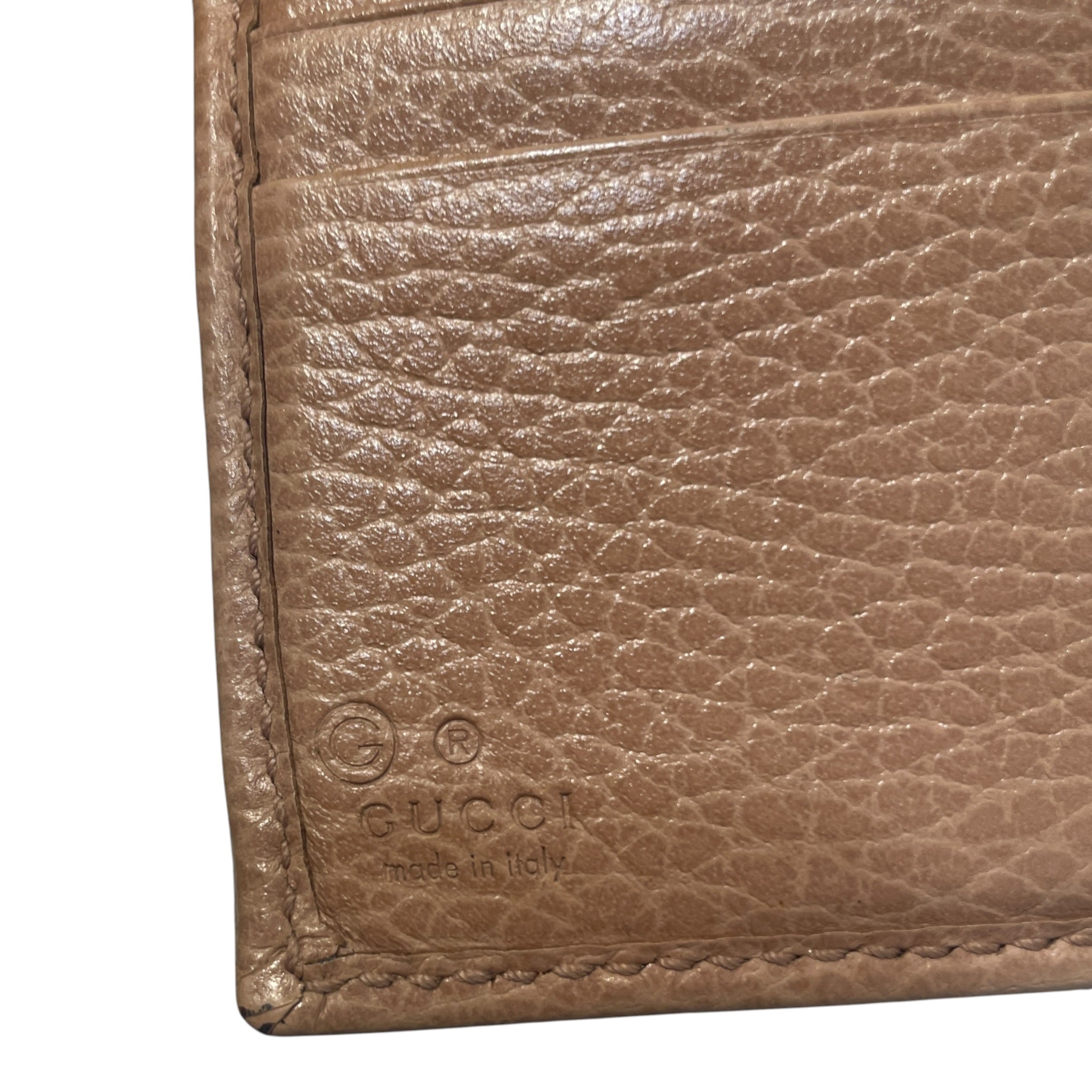 GUCCI/Trifold Wallet/Leather/BEG/L's/Pink Saffiano Zip-Around view 5