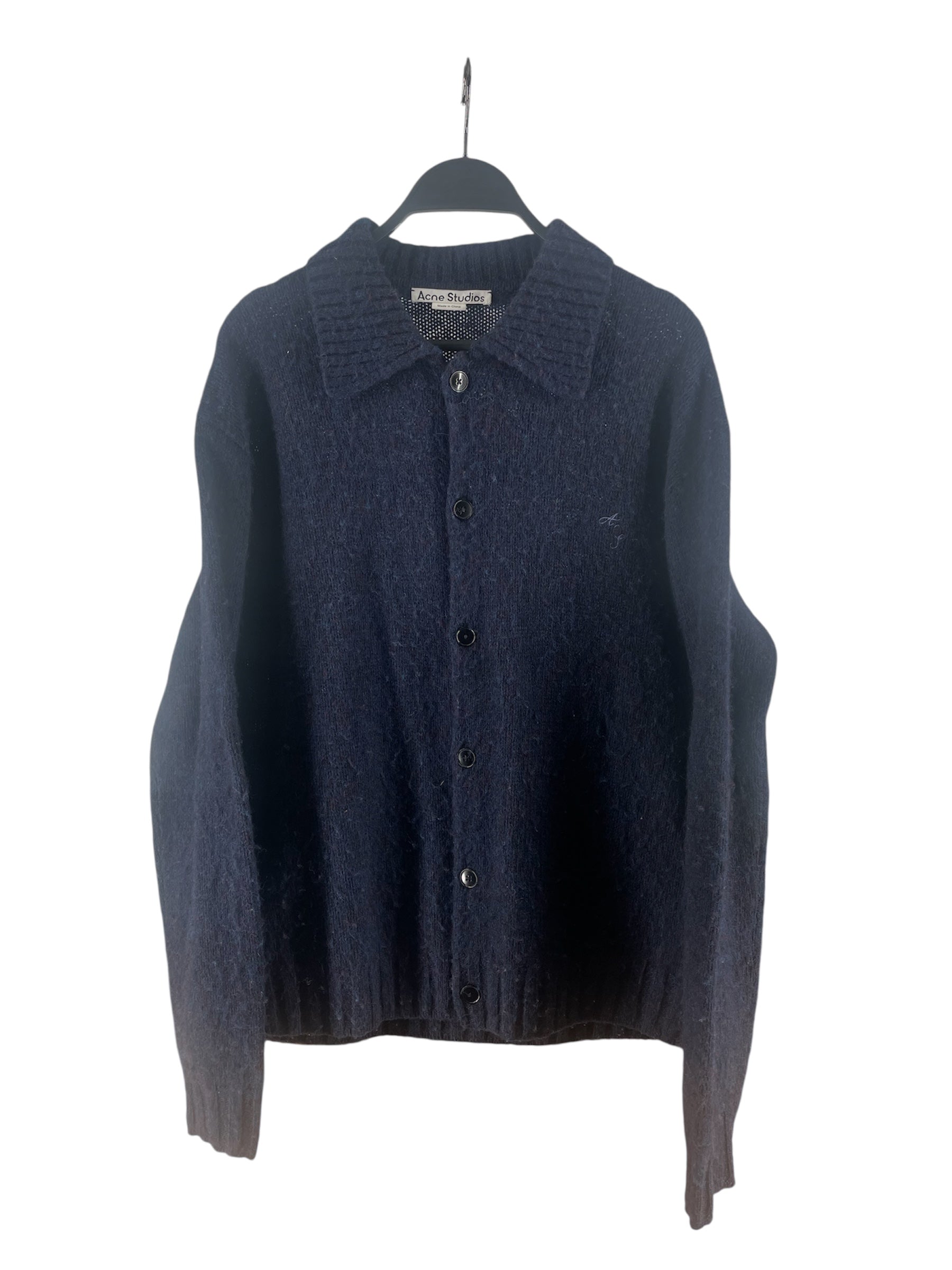 Acne Studios/Cardigan/L/Wool/NVY/WOOL CARDIGAN - KNIT000439 view 1