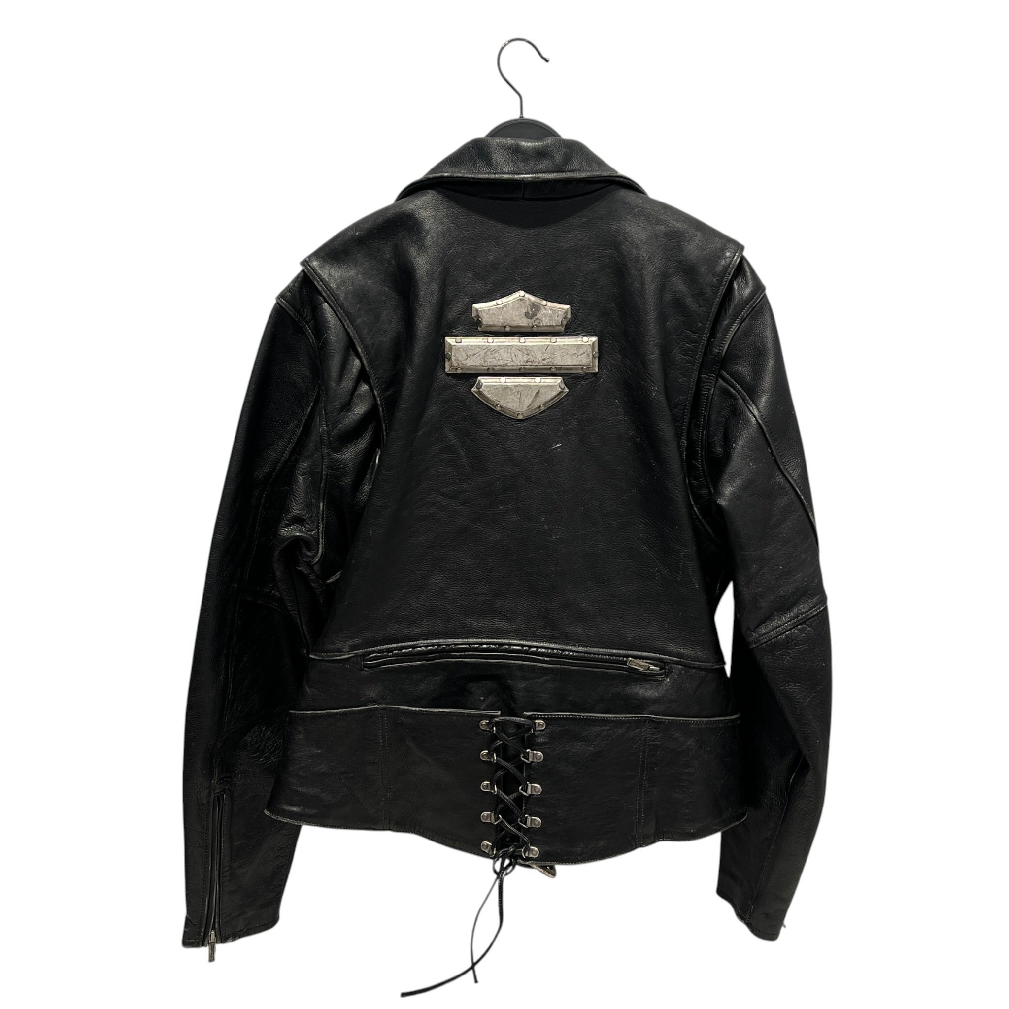 HARLEY DAVIDSON/Jacket/XL/Leather/BLK/MOTO view 2