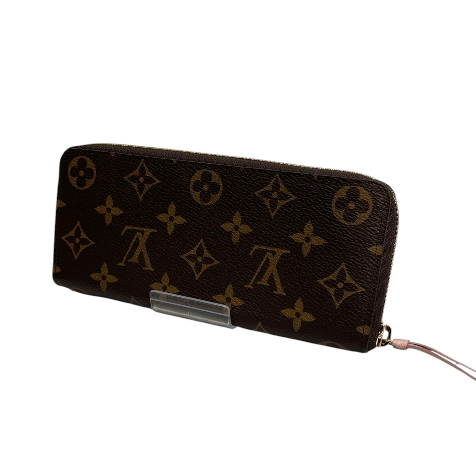 LOUIS VUITTON/Long Wallet/Monogram/Leather/BRW/L's/LV MONO CLEMENCE PNK INSIDE view 1