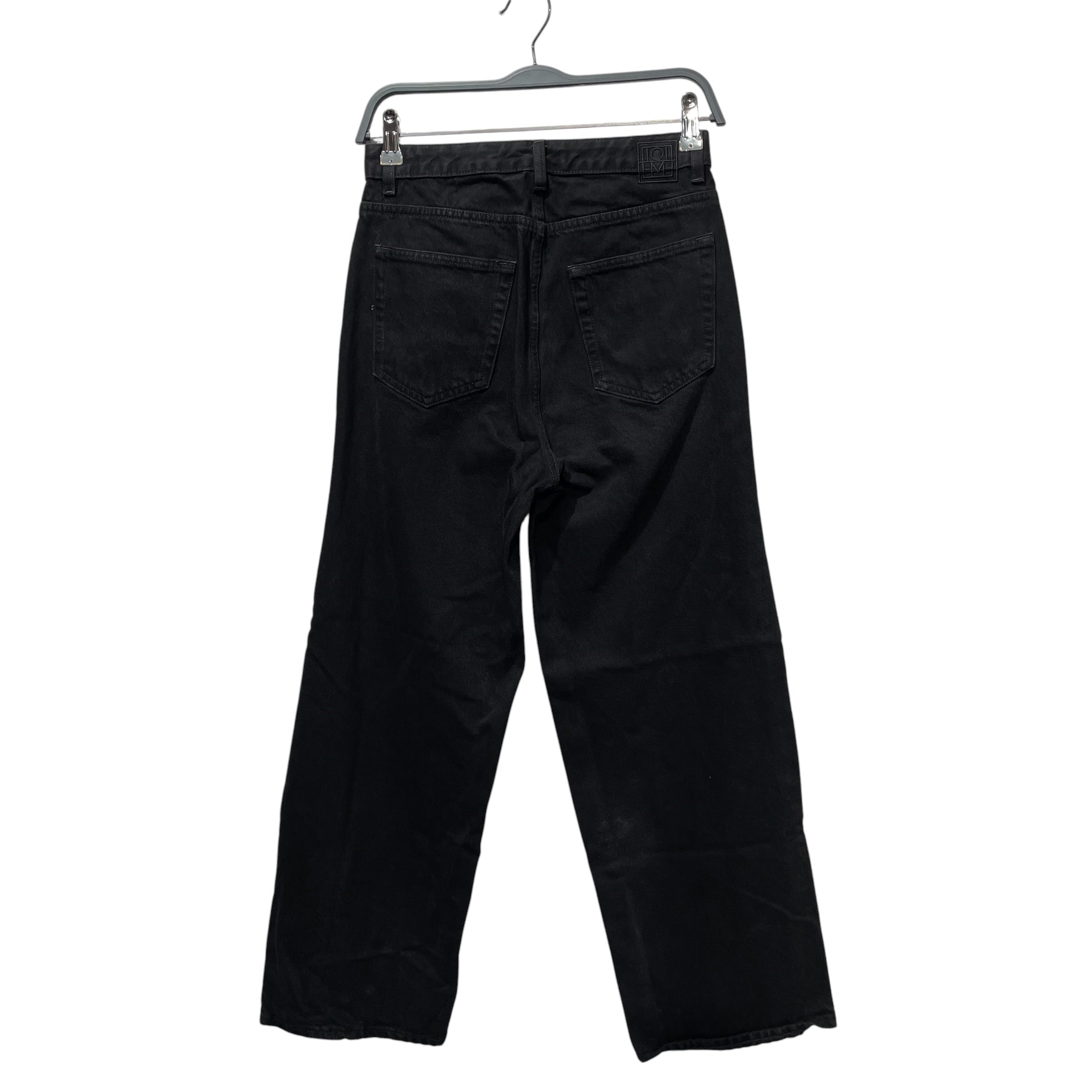 TOTEME/Straight Pants/26/Denim/BLK/ view 2