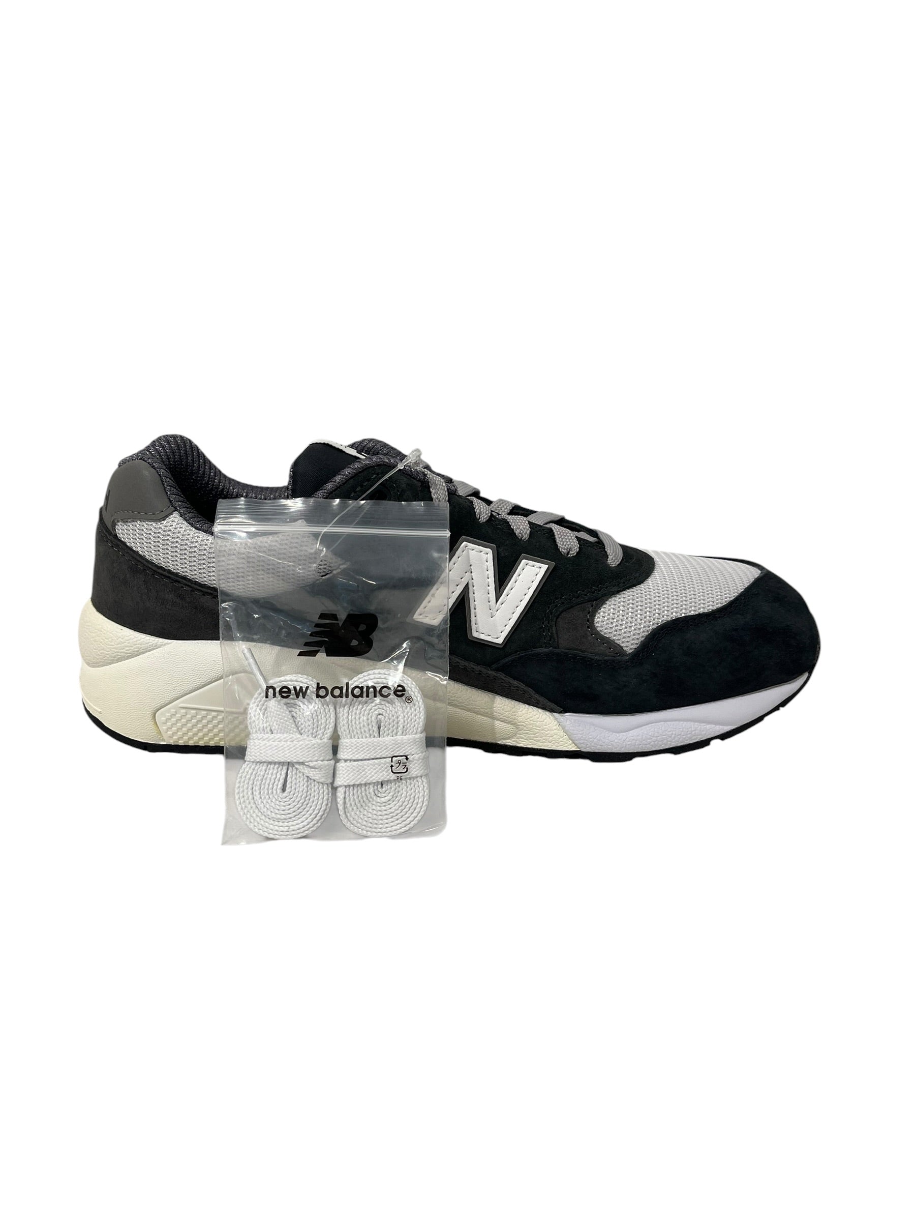 NEW BALANCE/COMME des GARCONS HOMME/Low-Sneakers/US 10/Suede/BLK/580 WHITE N ROLLBAR view 5