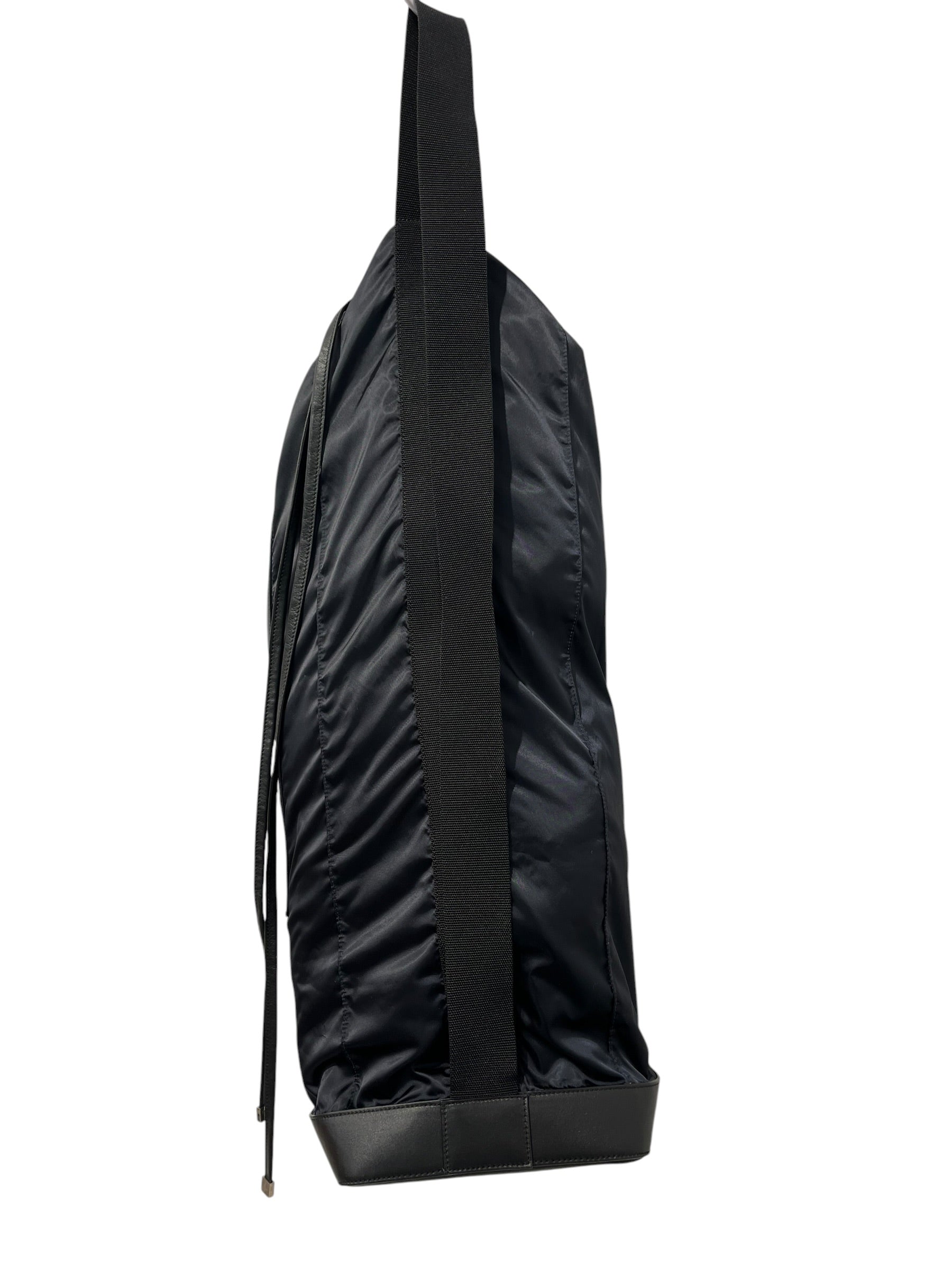 SAINT LAURENT/Bag/Nylon/BLK/city long sack view 2