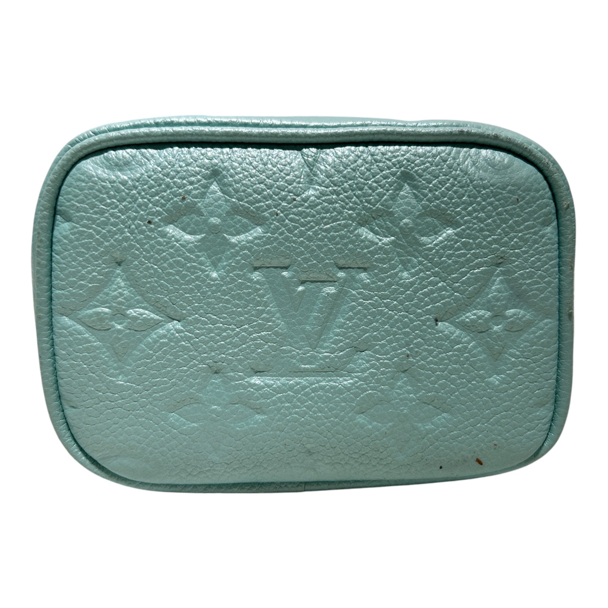 LOUIS VUITTON/Pouch/Monogram/Leather/BLU/VANITY MICRO view 3