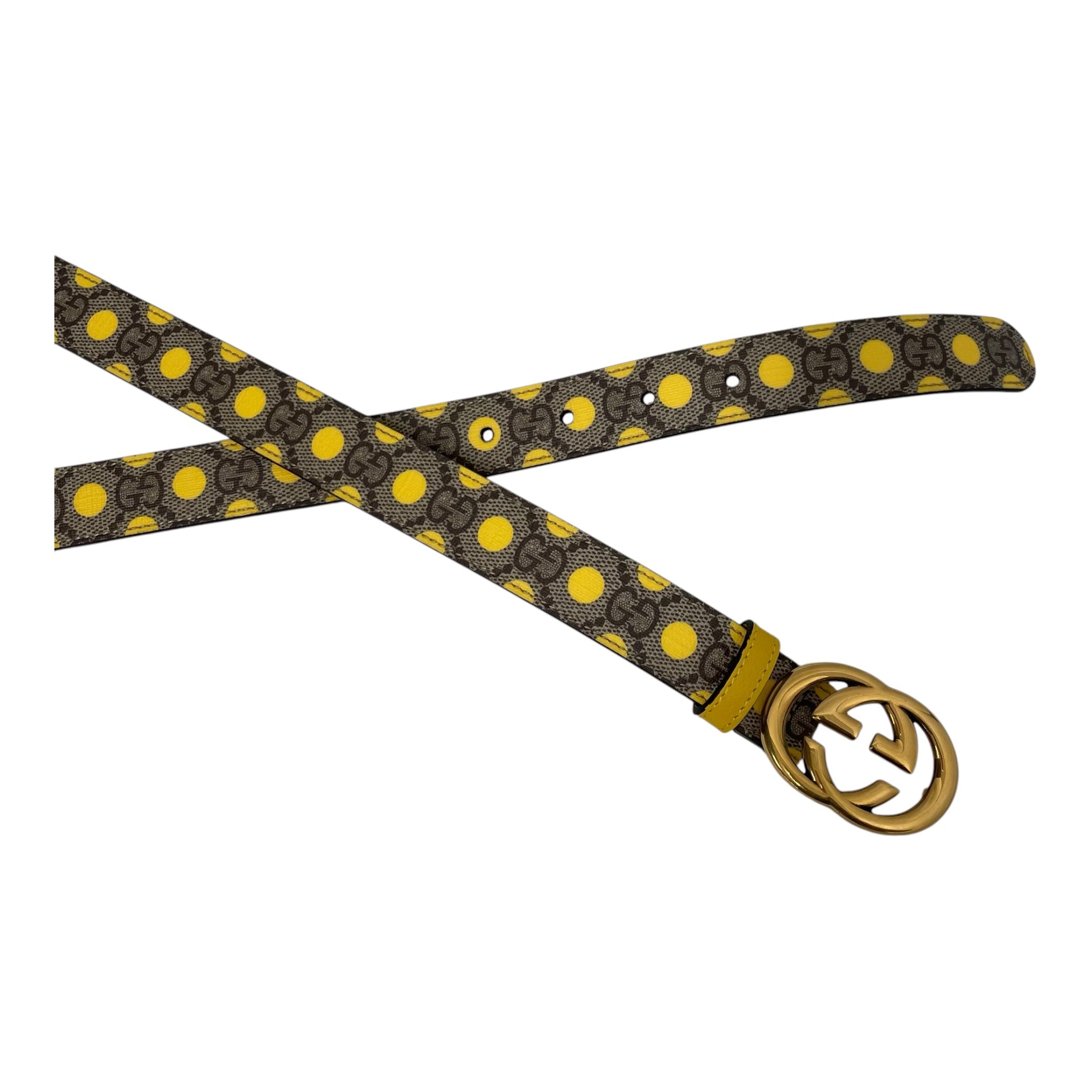 GUCCI/Belt/Leather/BEG/DOUBLE G view 2