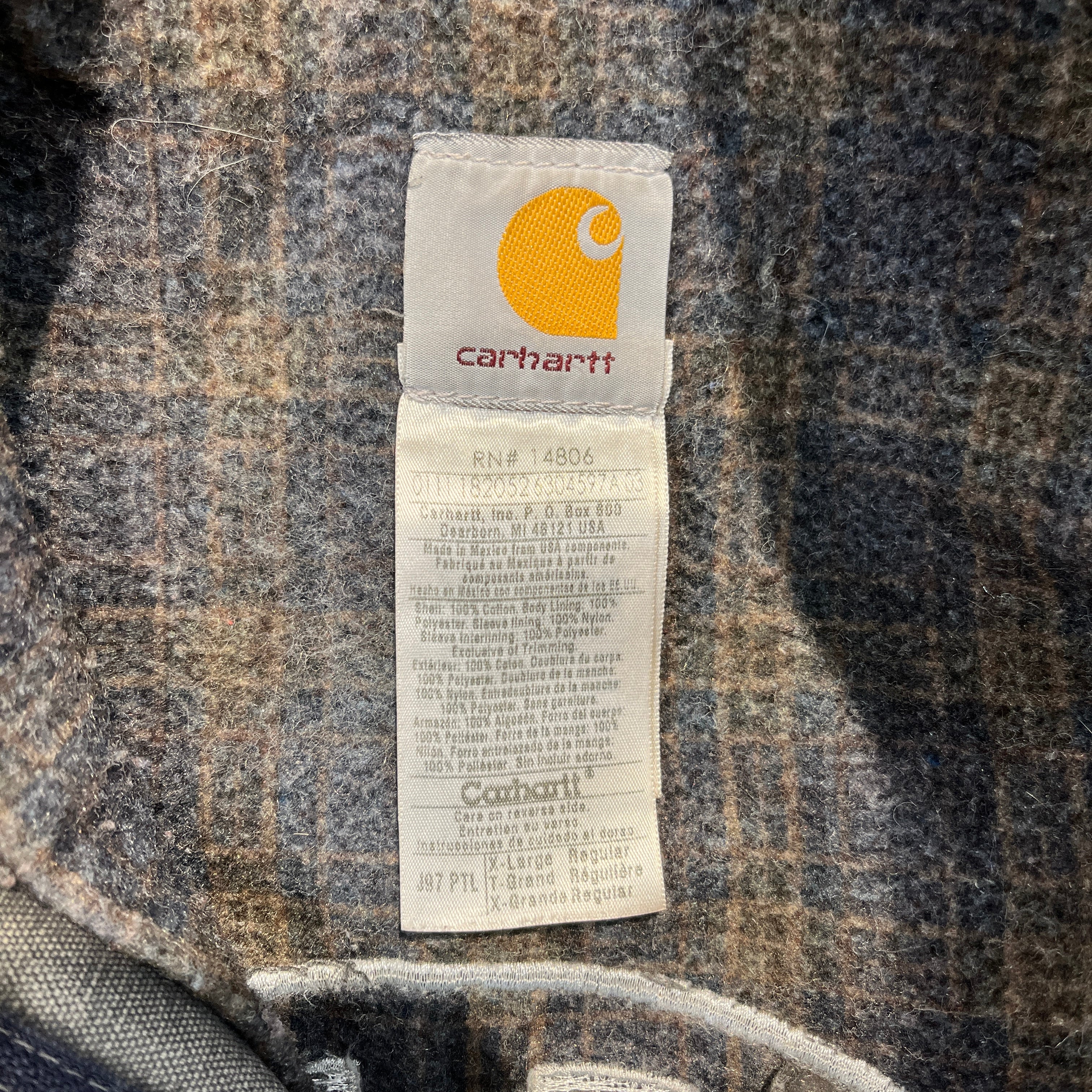 Carhartt/Jacket/XL/Cotton/GRY/Single Breasted/M&M Excavation Company view 3
