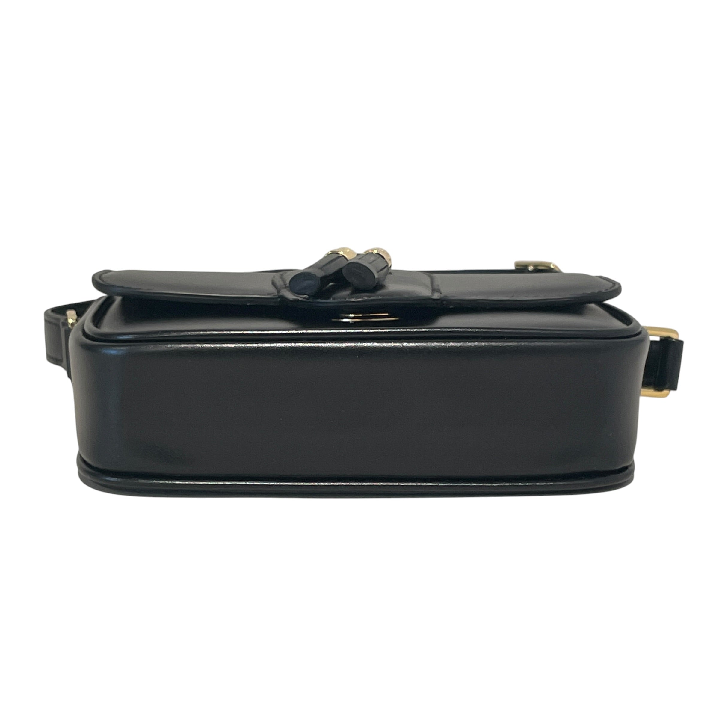 CELINE/Cross Body Bag/Leather/BLK/Tassels Leather Small Shoulder view 3