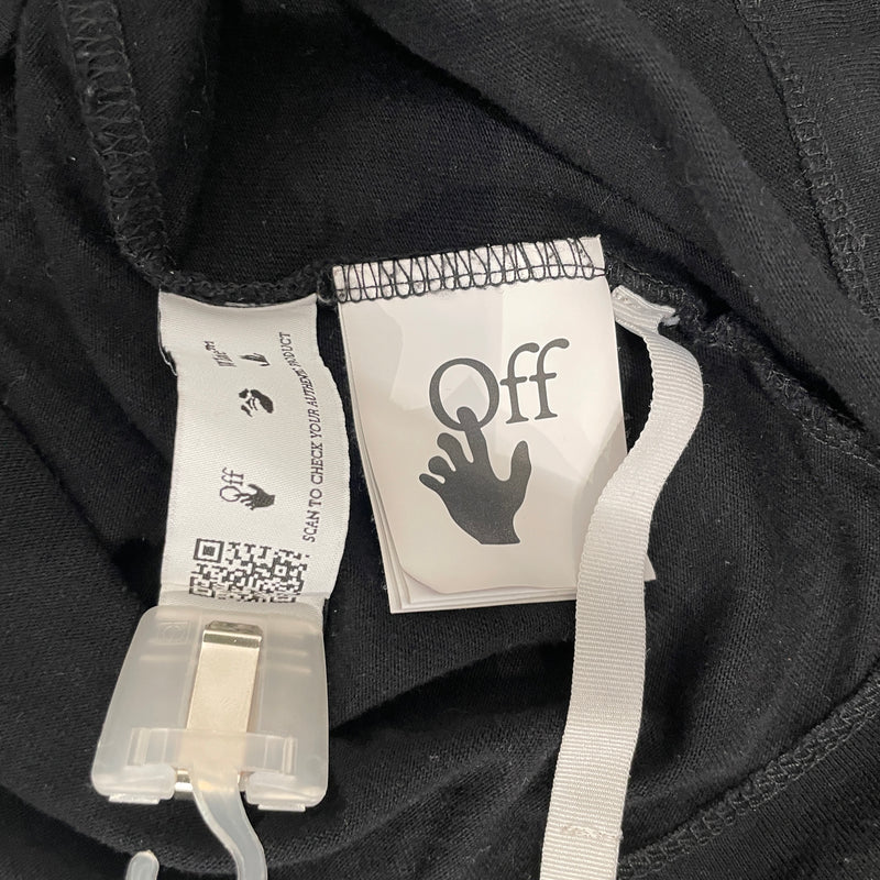 OFF-WHITE/LS Shirt/S/Cotton/BLK/Graphic/MONA LISA X LOGO ON BACK
