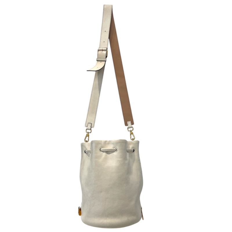 MARC BY MARC JACOBS/Cross Body Bag/Leather/CRM/luna bucket bag