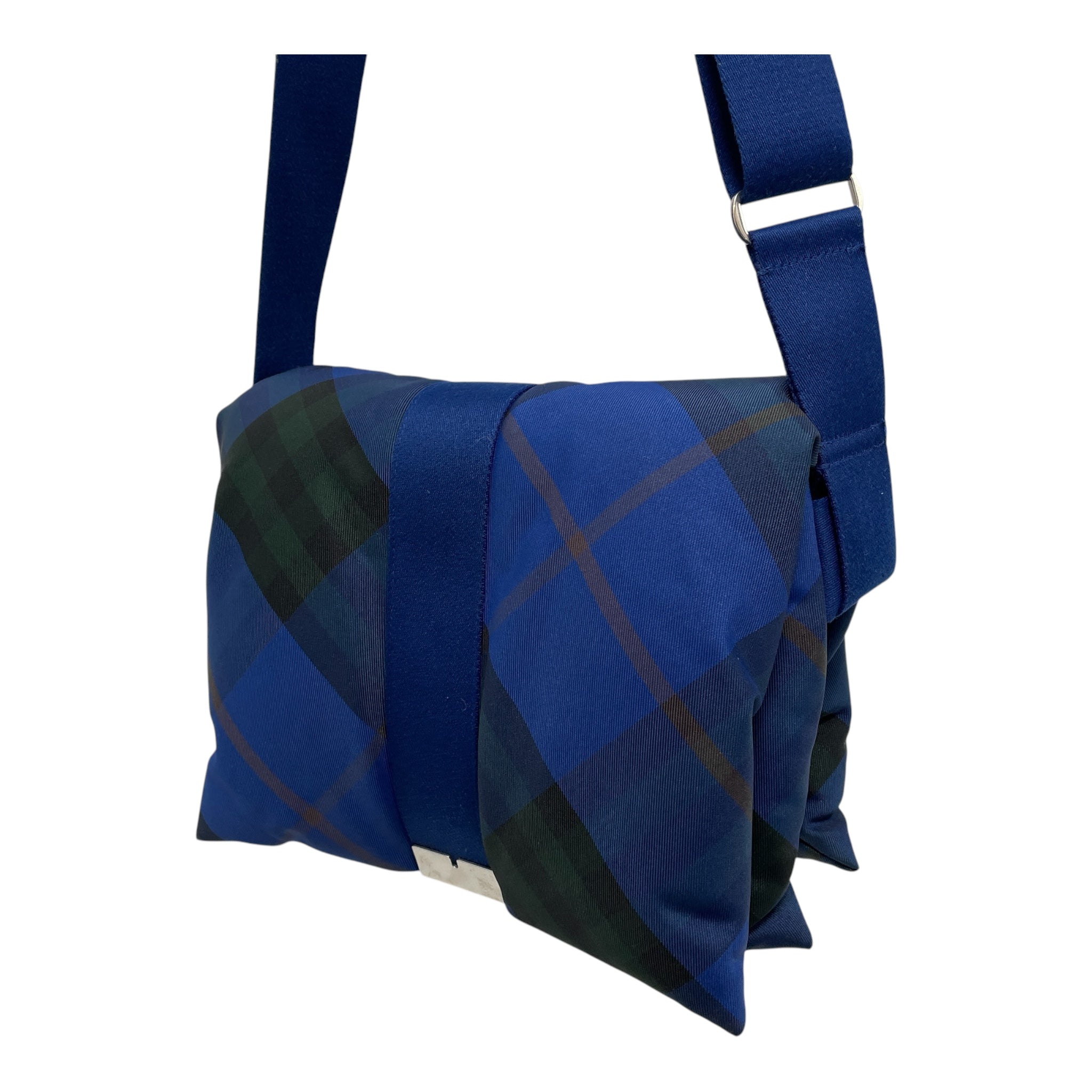 BURBERRY BLUE LABEL/Hand Bag/Plaid/BLU/CHECK PILLOW BAG view 3