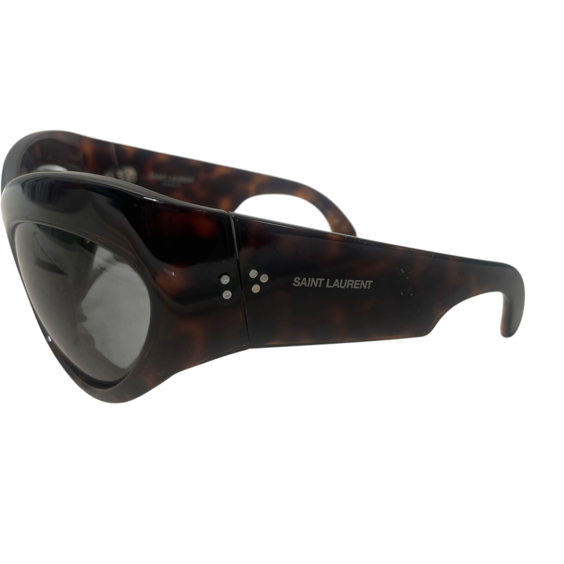 SAINT LAURENT/Sunglasses/Plastic/BRW/L's/ view 2