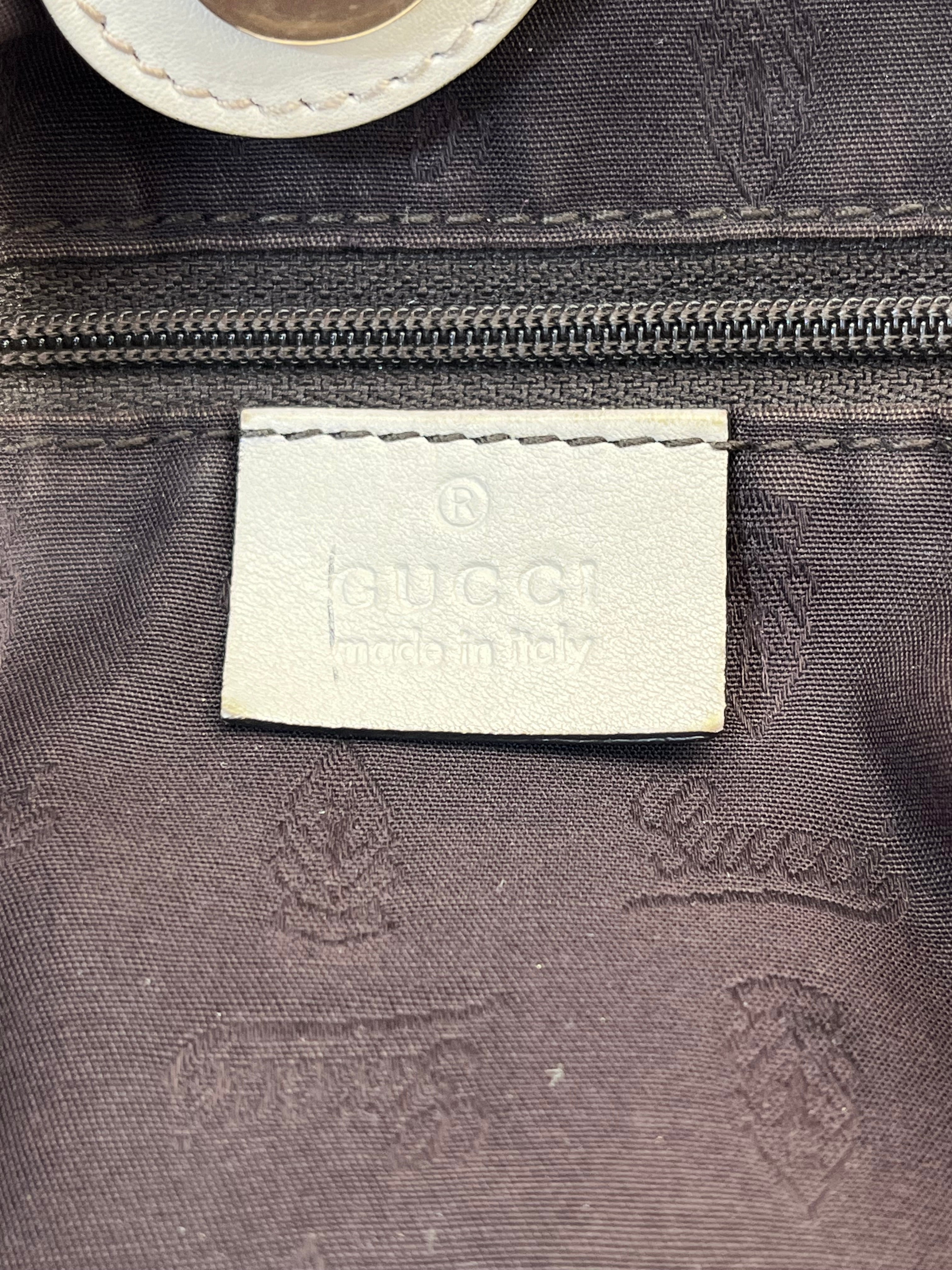GUCCI/Hand Bag/All Over Print/Leather/CRM/Sukey tote bag view 7
