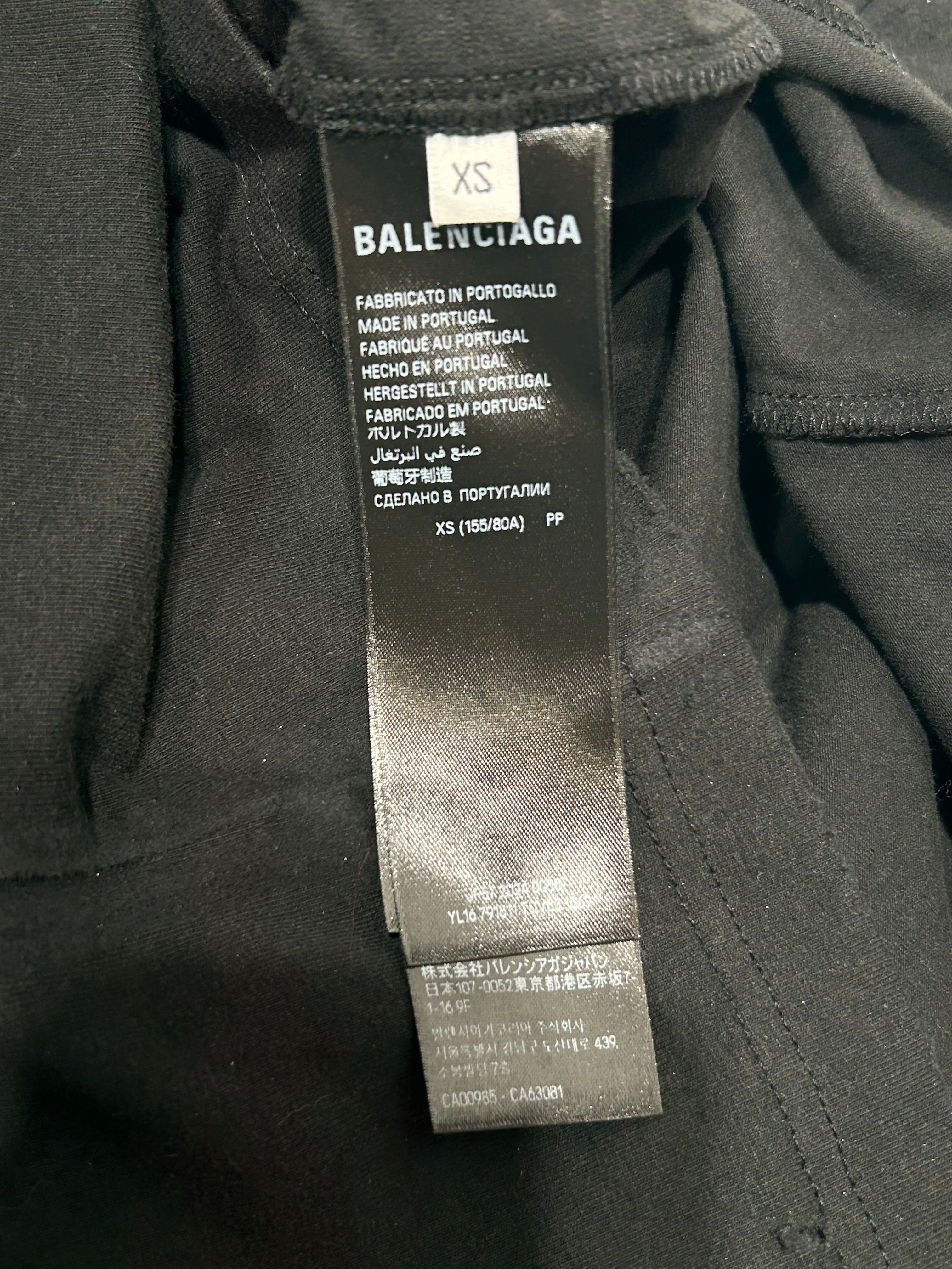BALENCIAGA/Hoodie/XS/Cotton/BLK/NEW STORE HOODIE DRESS view 4