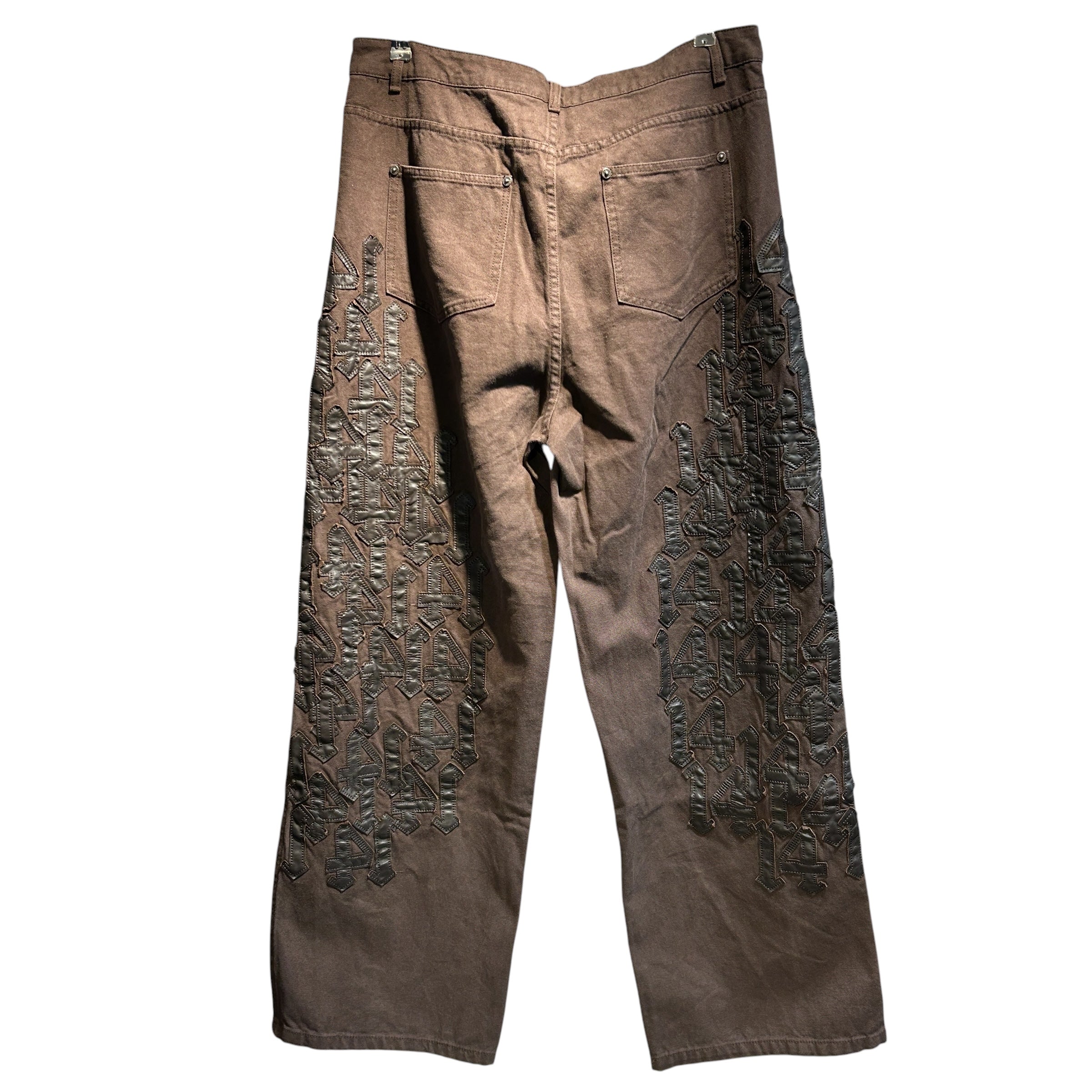 Vale Forever/Pants/32/Denim/BRW/CHARLIE PANTS 14 PATCHES view 2