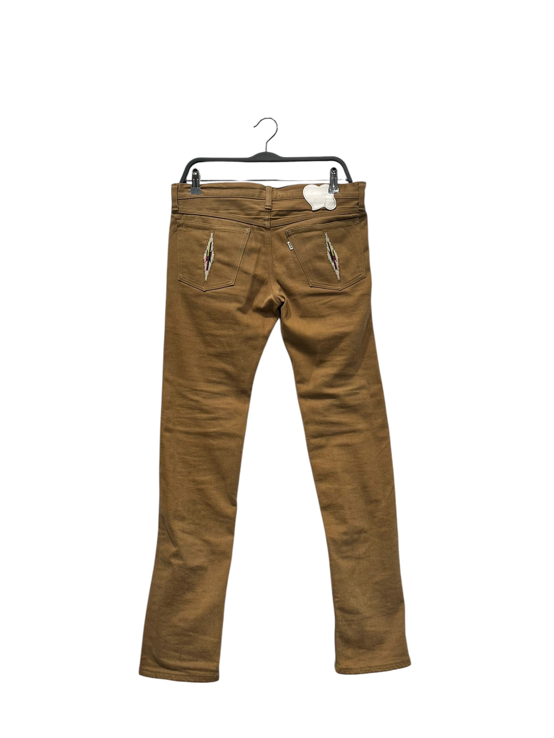 NUMBER (N)INE/Skinny Pants/2/Cotton/CML/Graphic/F07-NNP009 view 2
