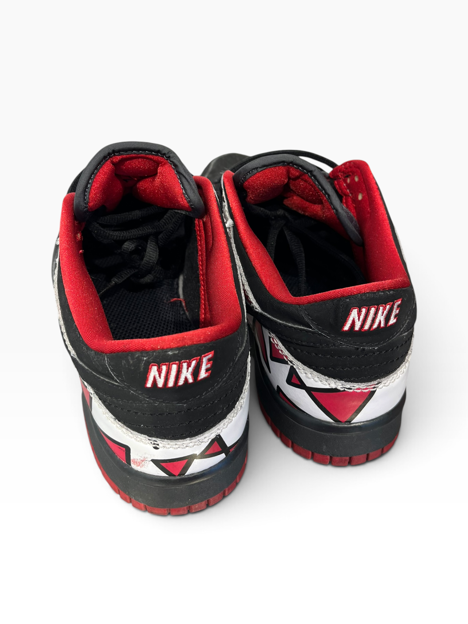 NIKE/Low-Sneakers/US 8.5/Leather/BLK/DUNK LOW JORDAN PACK view 2