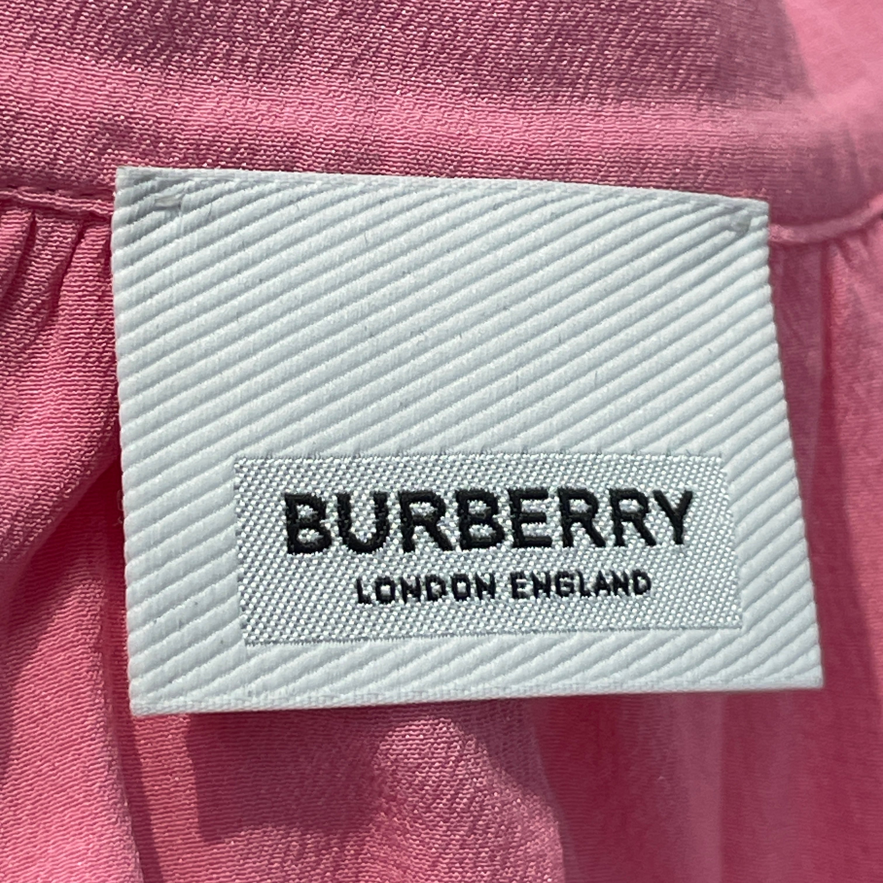 BURBERRY LONDON/LS Dress/4/Silk/PNK/Bubblegum Pink Joyce Dress view 3