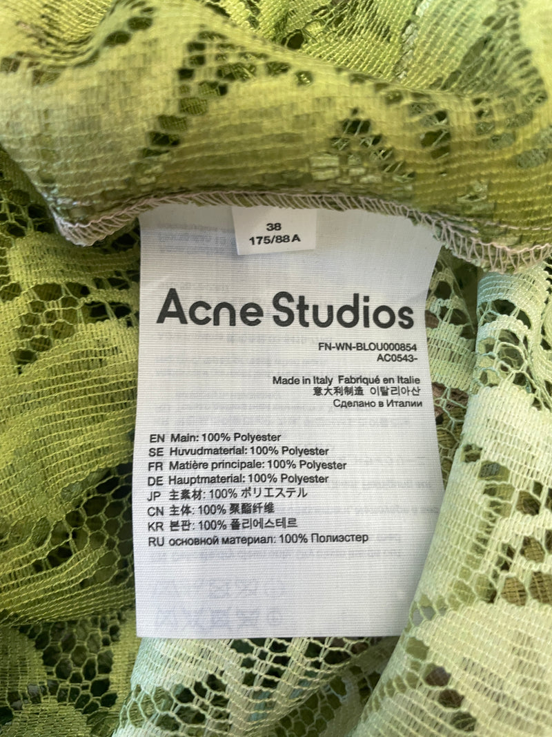 Acne Studios/LS Shirt/38/Polyester/GRN/