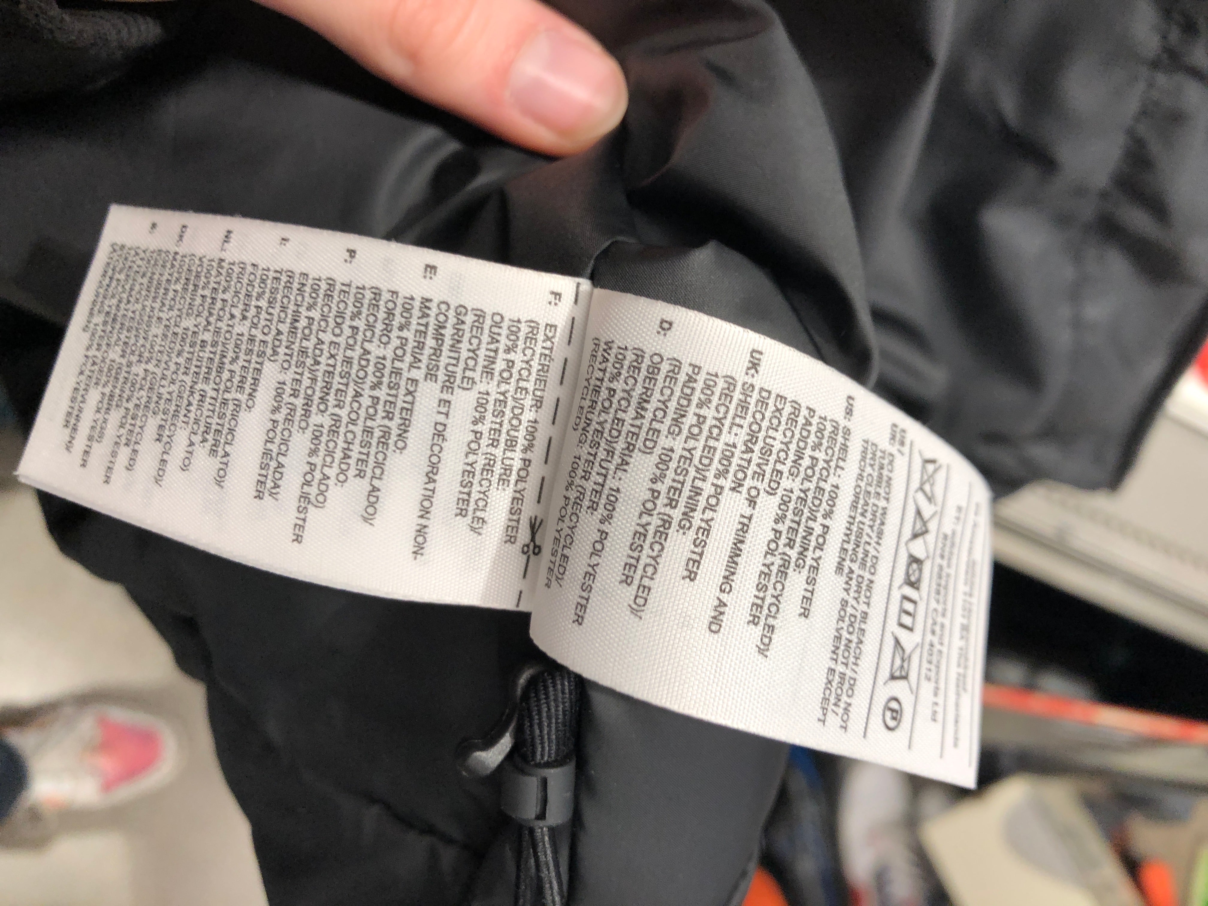 FEAR OF GOD/adidas/Jacket/S/BLK/CROPPED PUFFER FOG ATHLETICS view 5