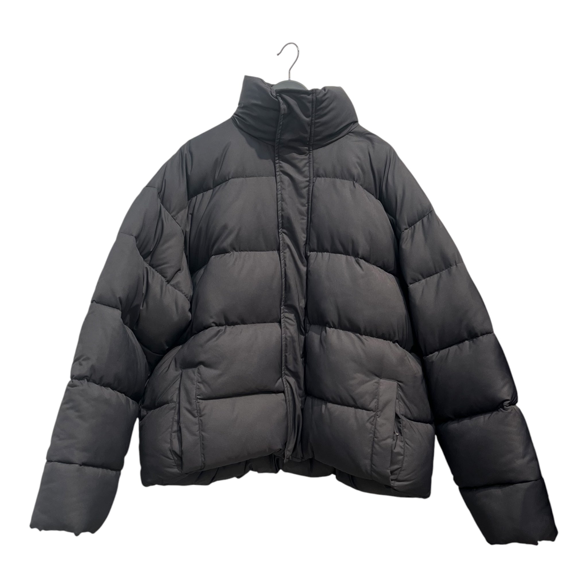 BALENCIAGA/Puffer Jkt/46/Polyester/BLK/BLACK WARDROBE PUFFER view 1