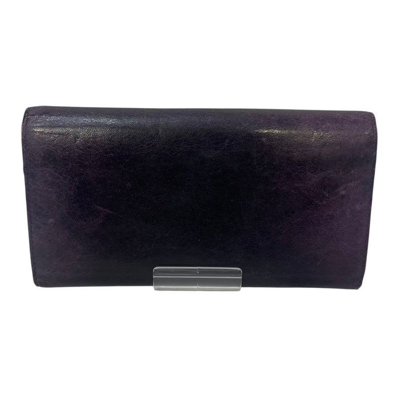BALENCIAGA/Long Wallet/Leather/PPL/Silver Hardware
