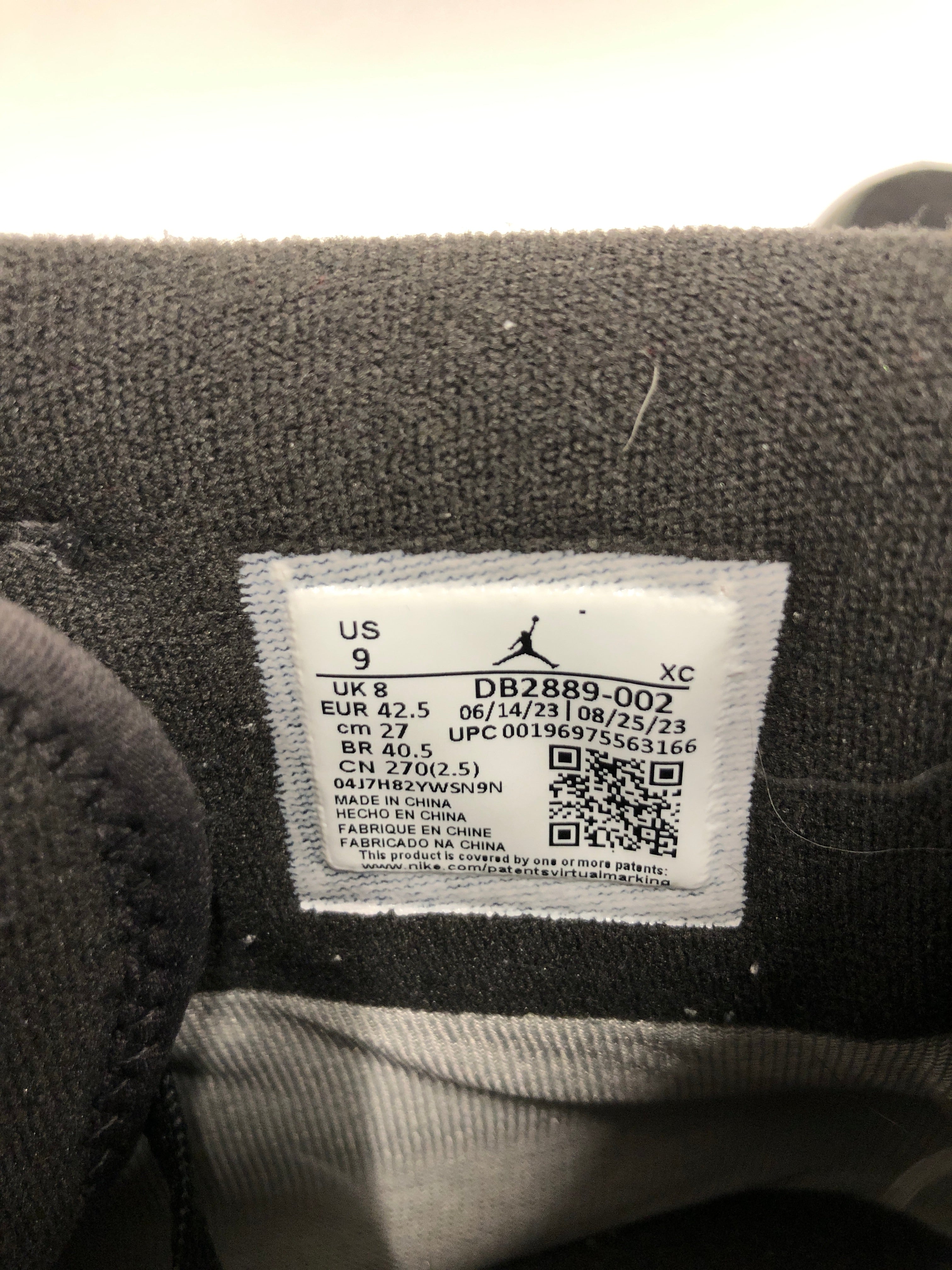 NIKE/AIR JORDAN 1 ELEMENT/Hi-Sneakers/US 9/Gore-Tex/GRY/DB2889-002 view 8
