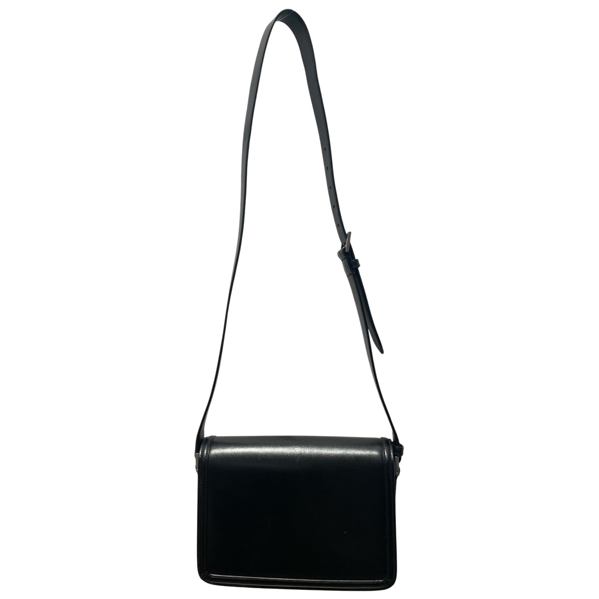 YVES SAINT LAURENT/Cross Body Bag/Leather/BLK/Sofferino Cross Body Bag view 2