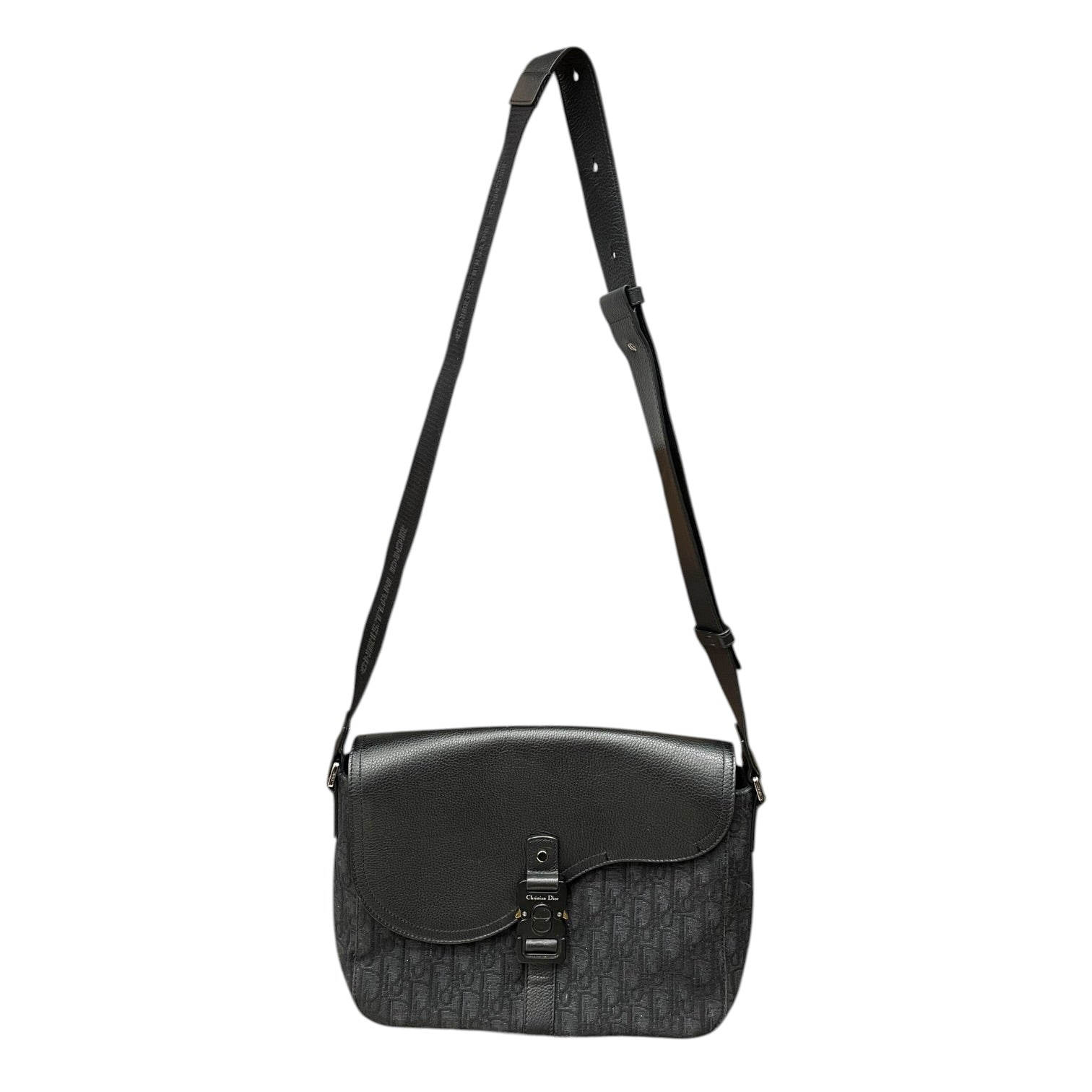 Christian Dior/Cross Body Bag/All Over Print/Leather/BLK/01BP 0254 view 1