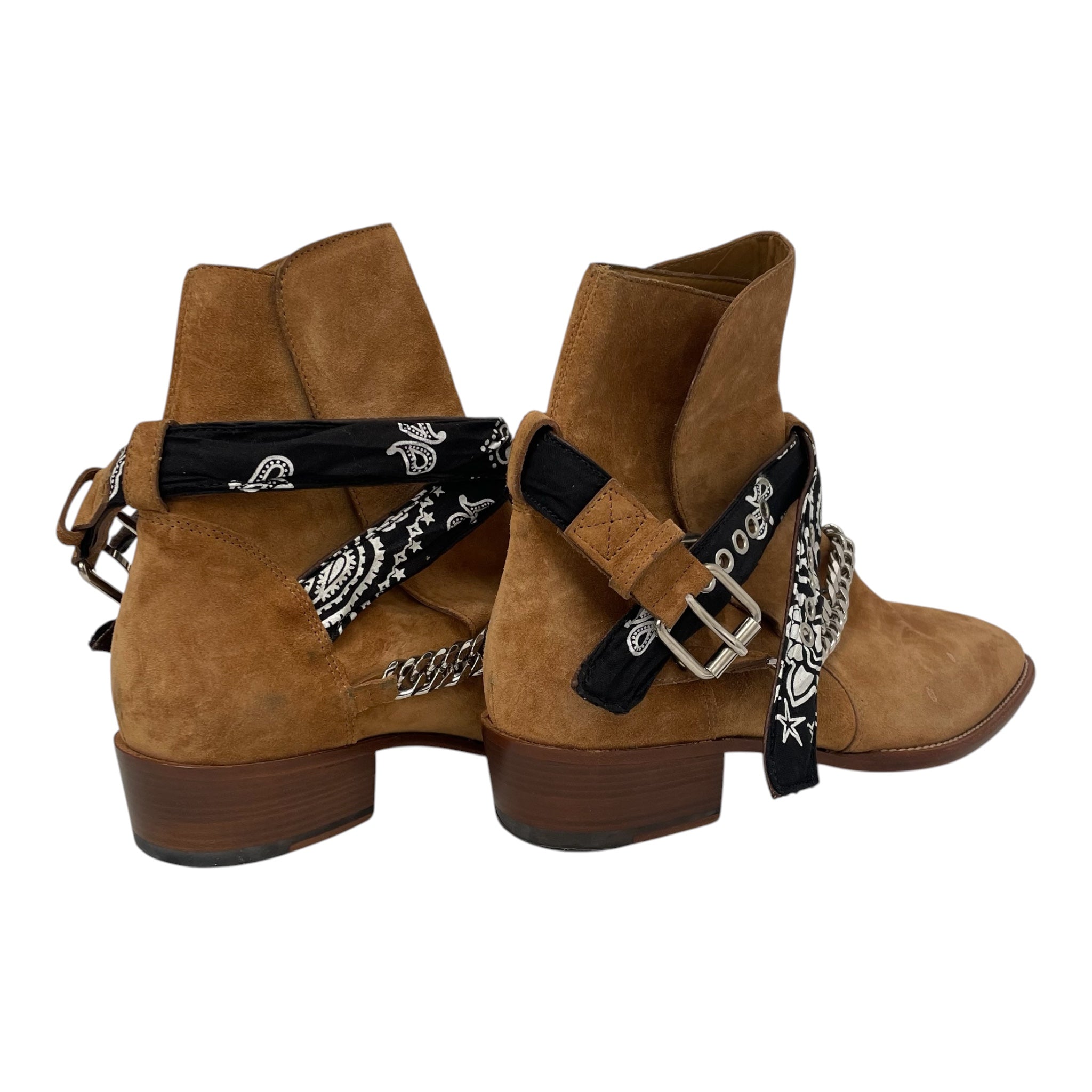 AMIRI/Chelsea Boots/US 12/Suede/BEG/ Chain Embellished Bandana view 2