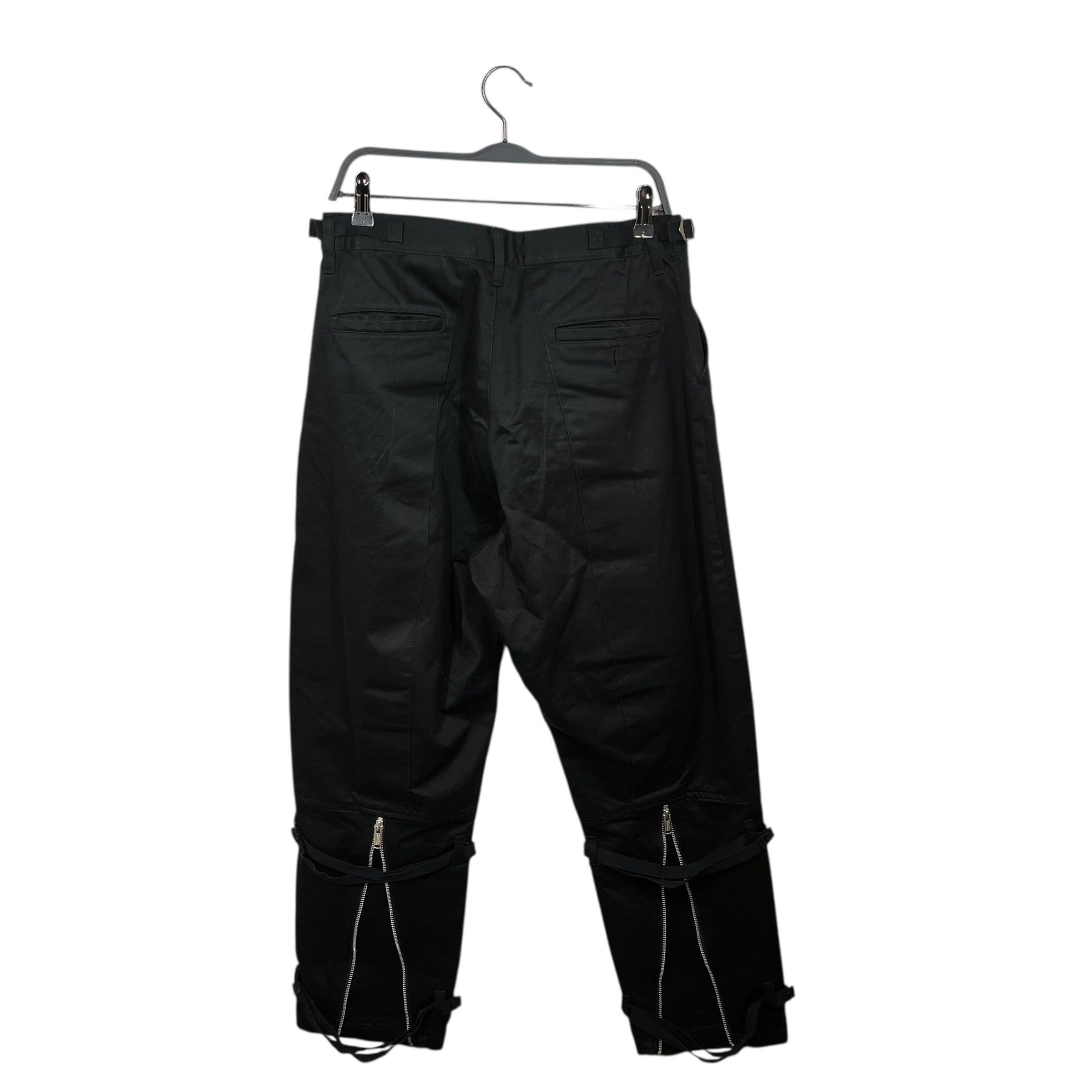 UNDERCOVER/Pants/2/Cotton/BLK/twill trousers view 2