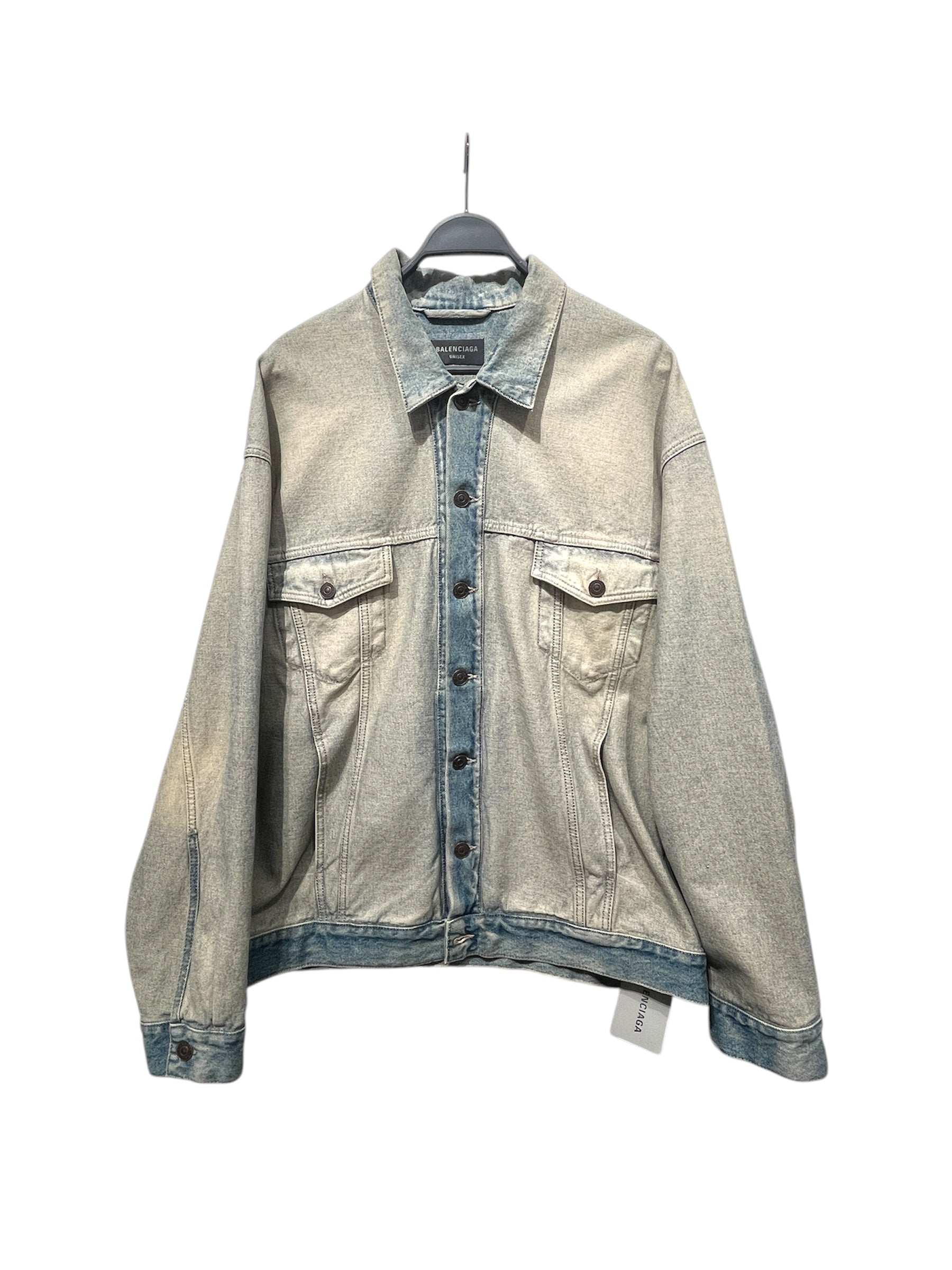 BALENCIAGA/Denim Jkt/L/Denim/BLU/ view 1