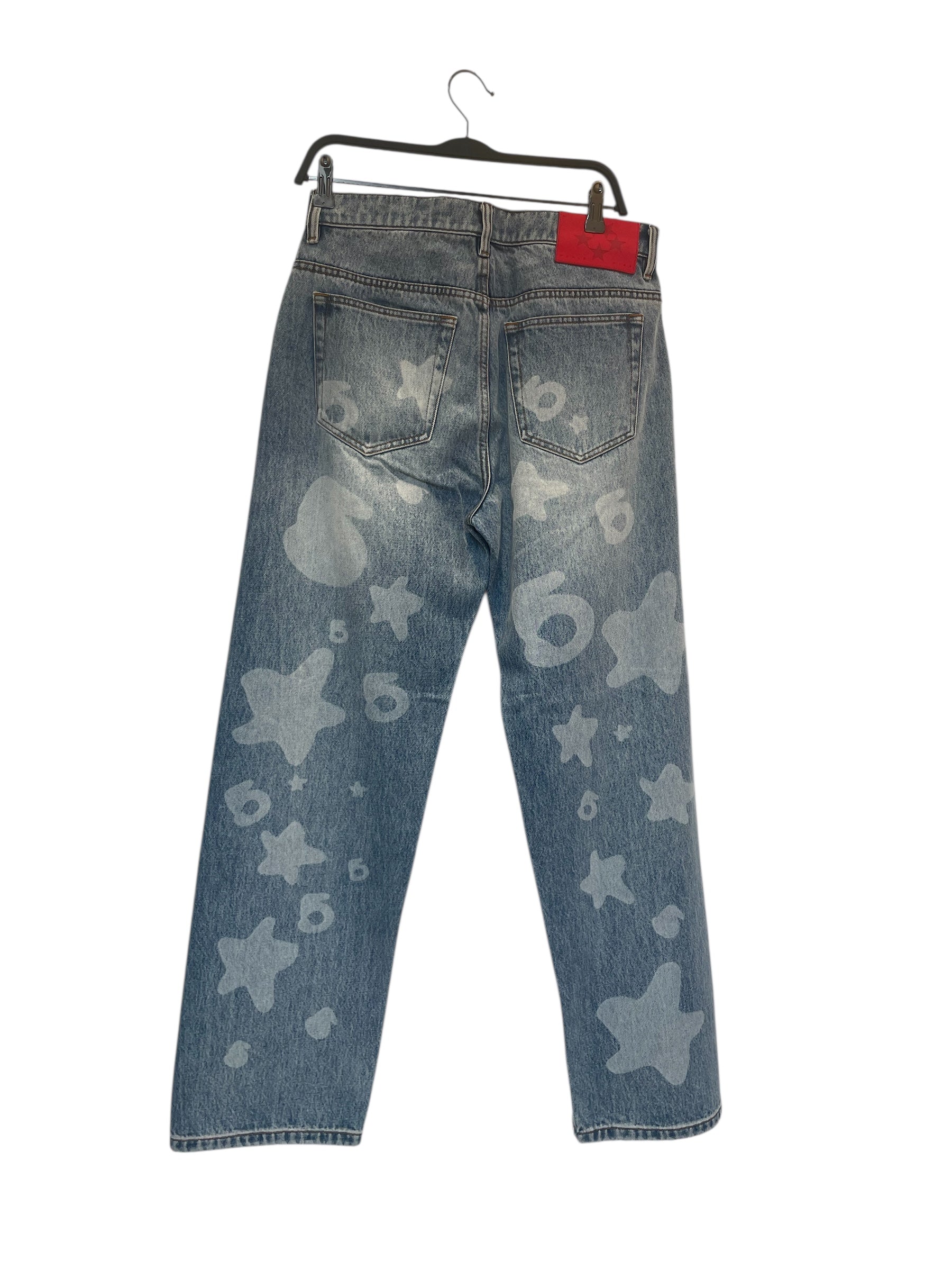 Sp5der/Pants/30/Denim/BLU/Light wash beluga jeans view 2