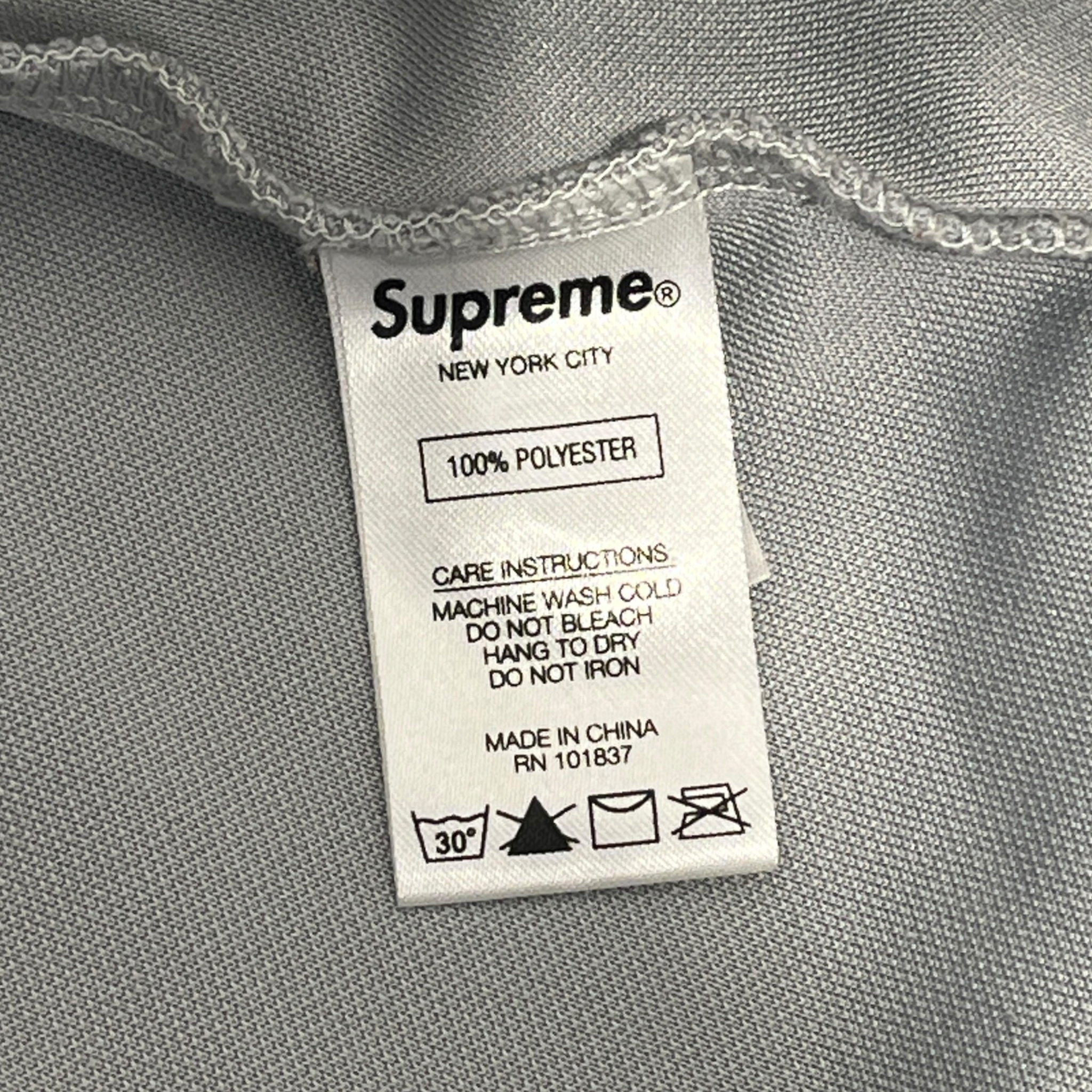 Supreme/T-Shirt/L/Cotton/MLT/gray/black dont hate baseball view 4