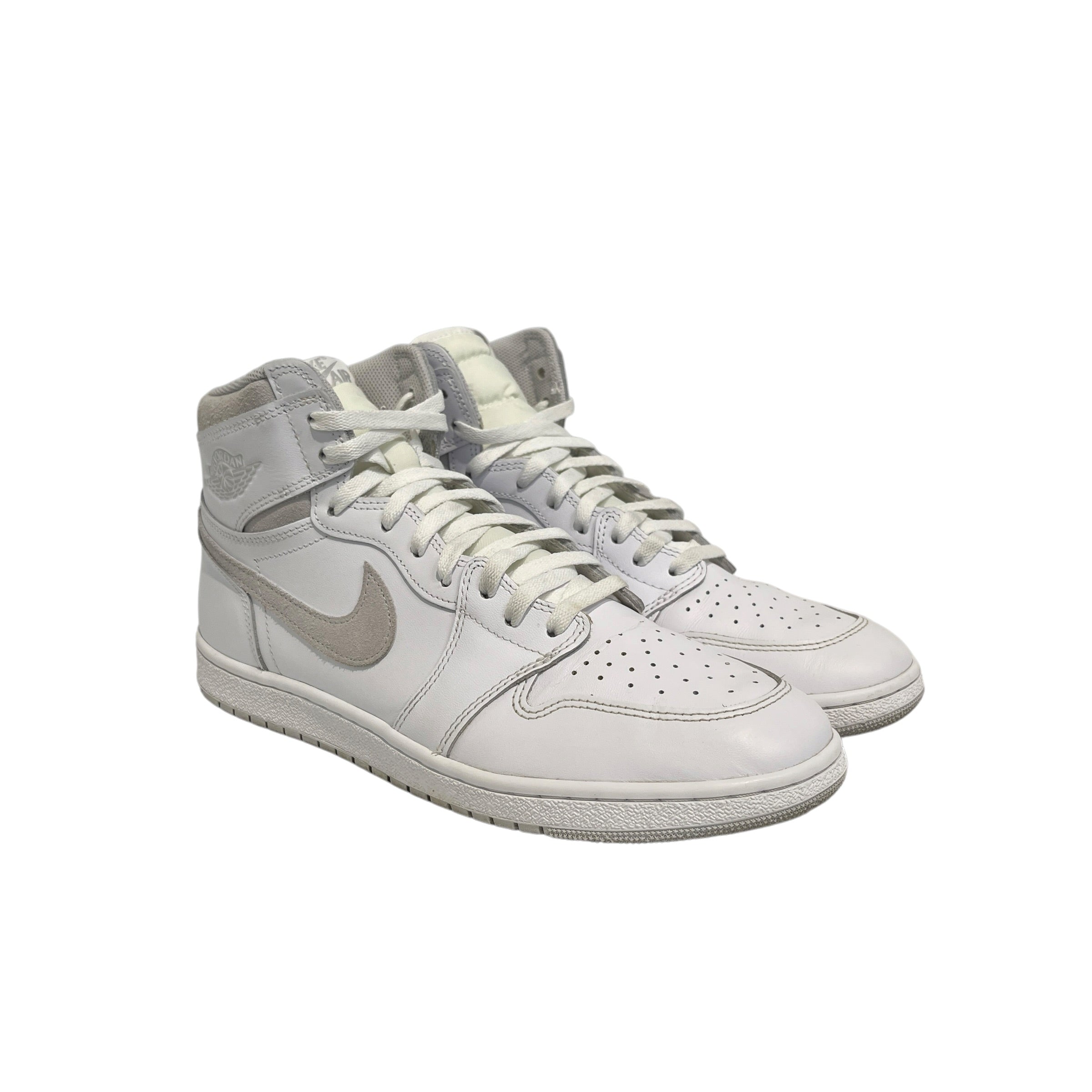 NIKE/Hi-Sneakers/US 13/Leather/WHT/neautral grey view 1