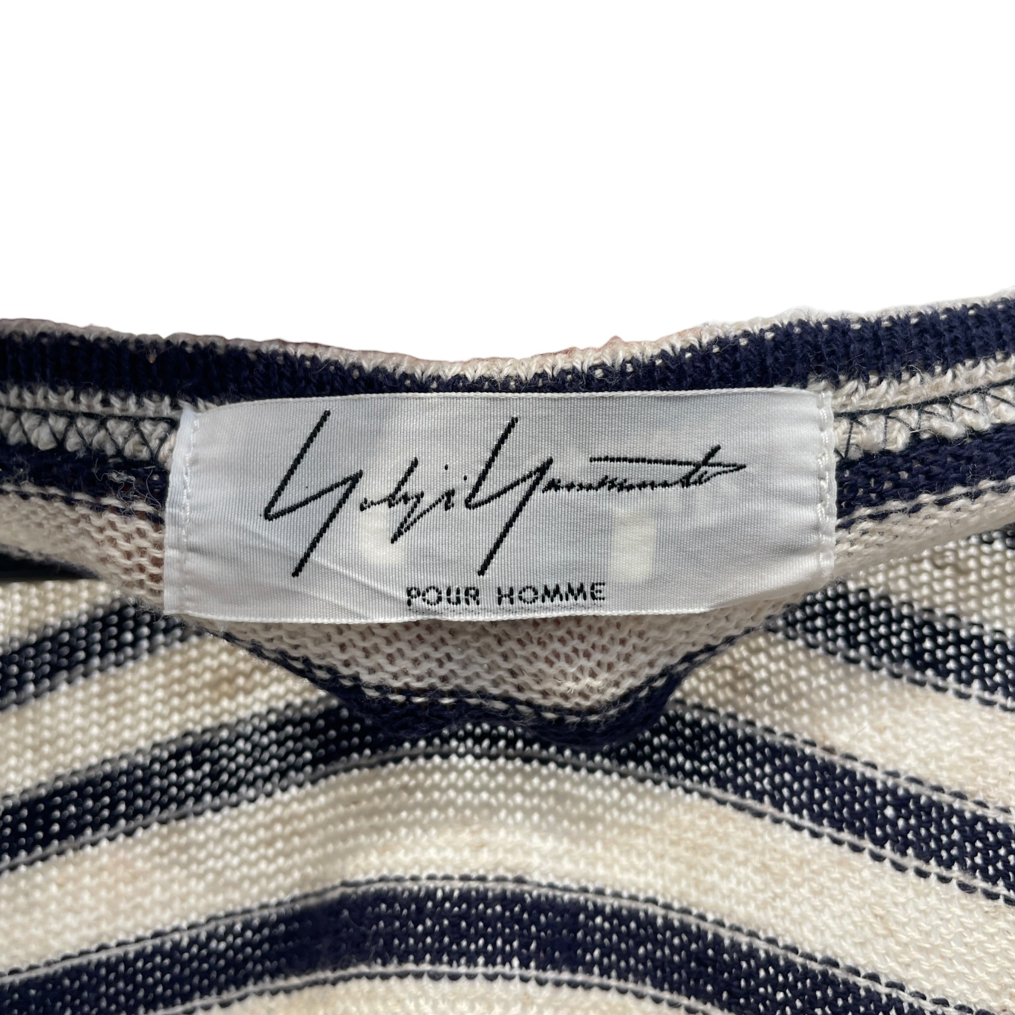 yohji yamamoto POUR HOMME/LS Shirt/3/Stripe/Cotton/MLT/ view 3