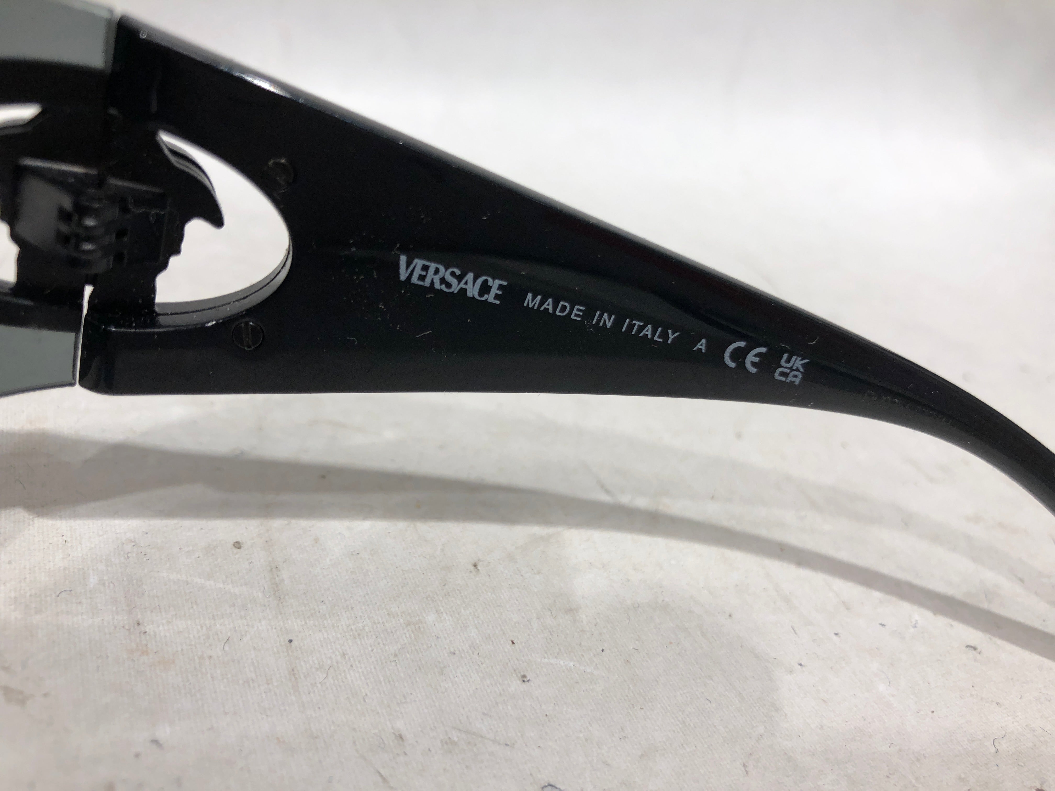 VERSACE/Sunglasses/Plastic/BLK/Rimless/M's/Versace Sheild VE2280 view 4