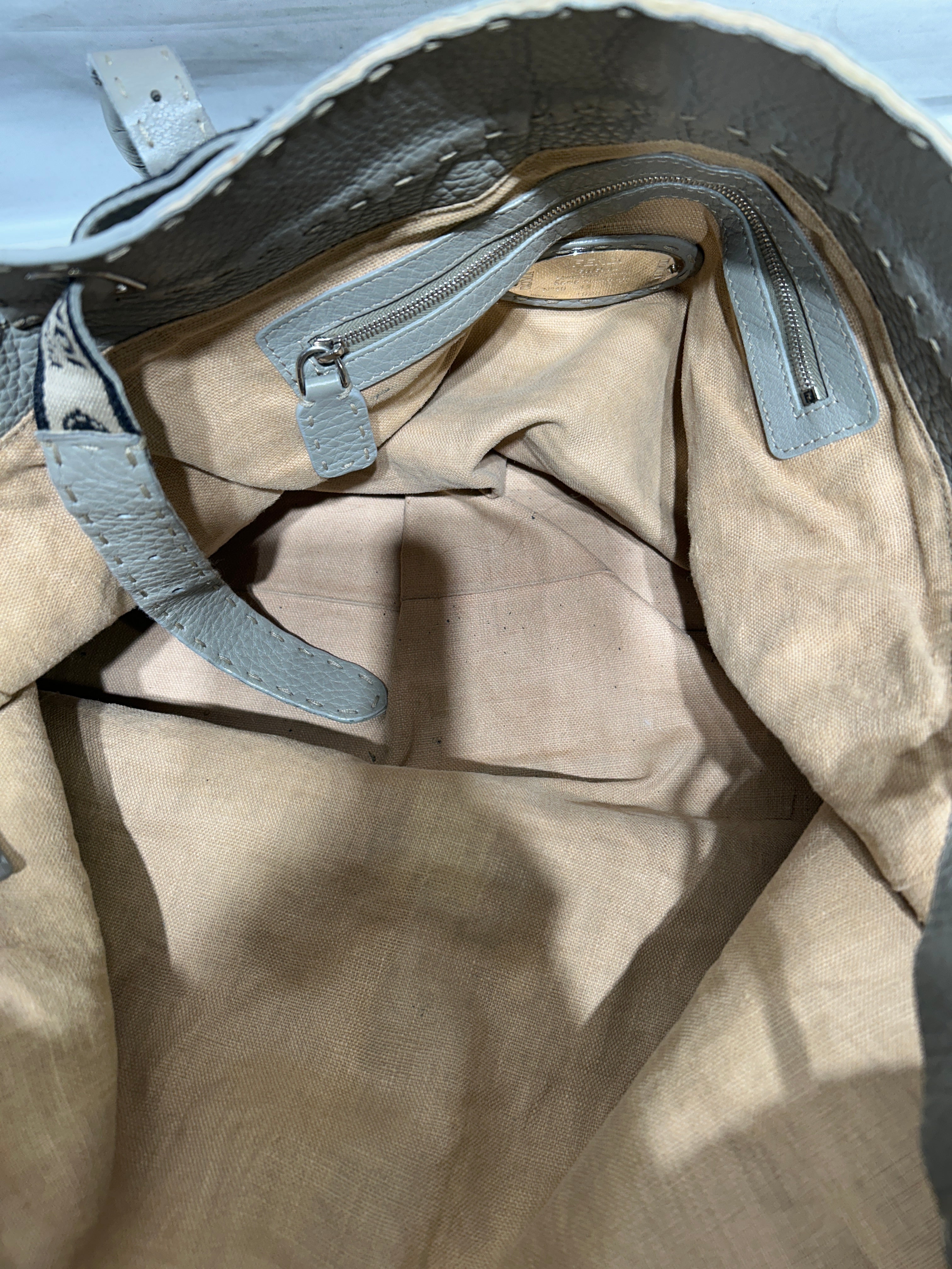 FENDI/Bag/Leather/GRY/GRAY LARGE PURSE view 6