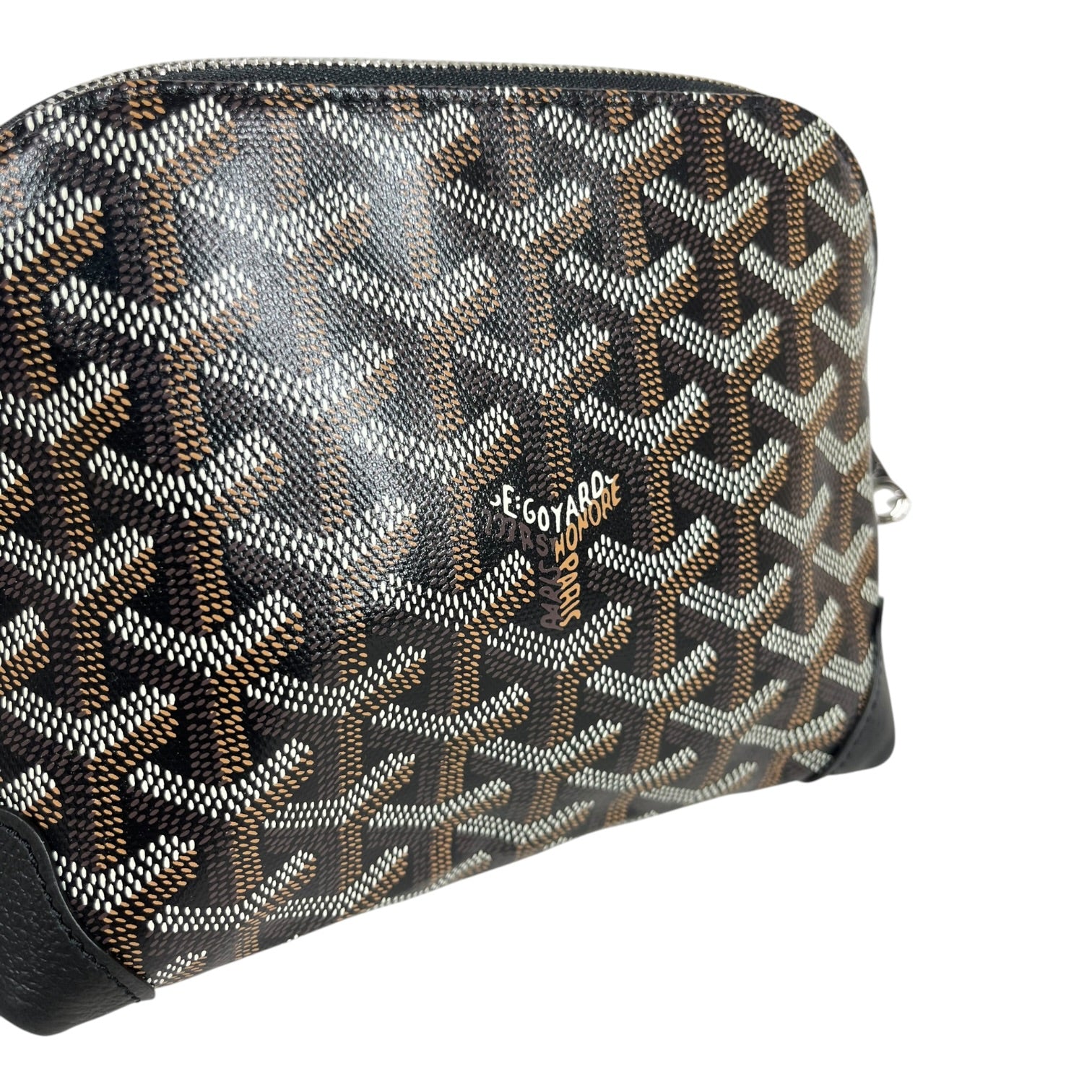 GOYARD/Pouch/Monogram/Leather/BRW/VENDONE TOILETRY BAG view 4