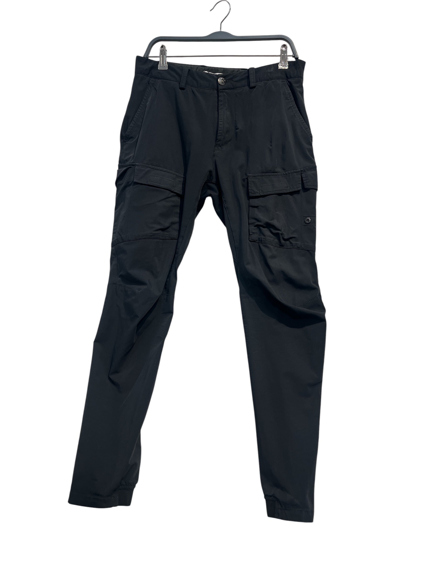 STONE ISLAND/Pants/32/Nylon/BLK/CARGO JOGGERS view 1