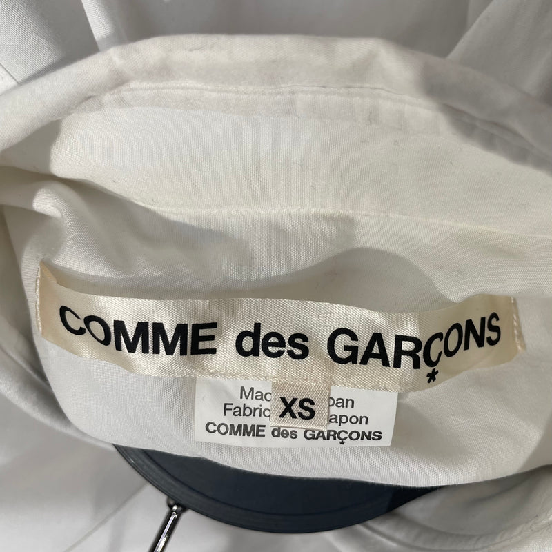 COMME des GARCONS/LS Shirt/XS/White/Cotton/GH-B016