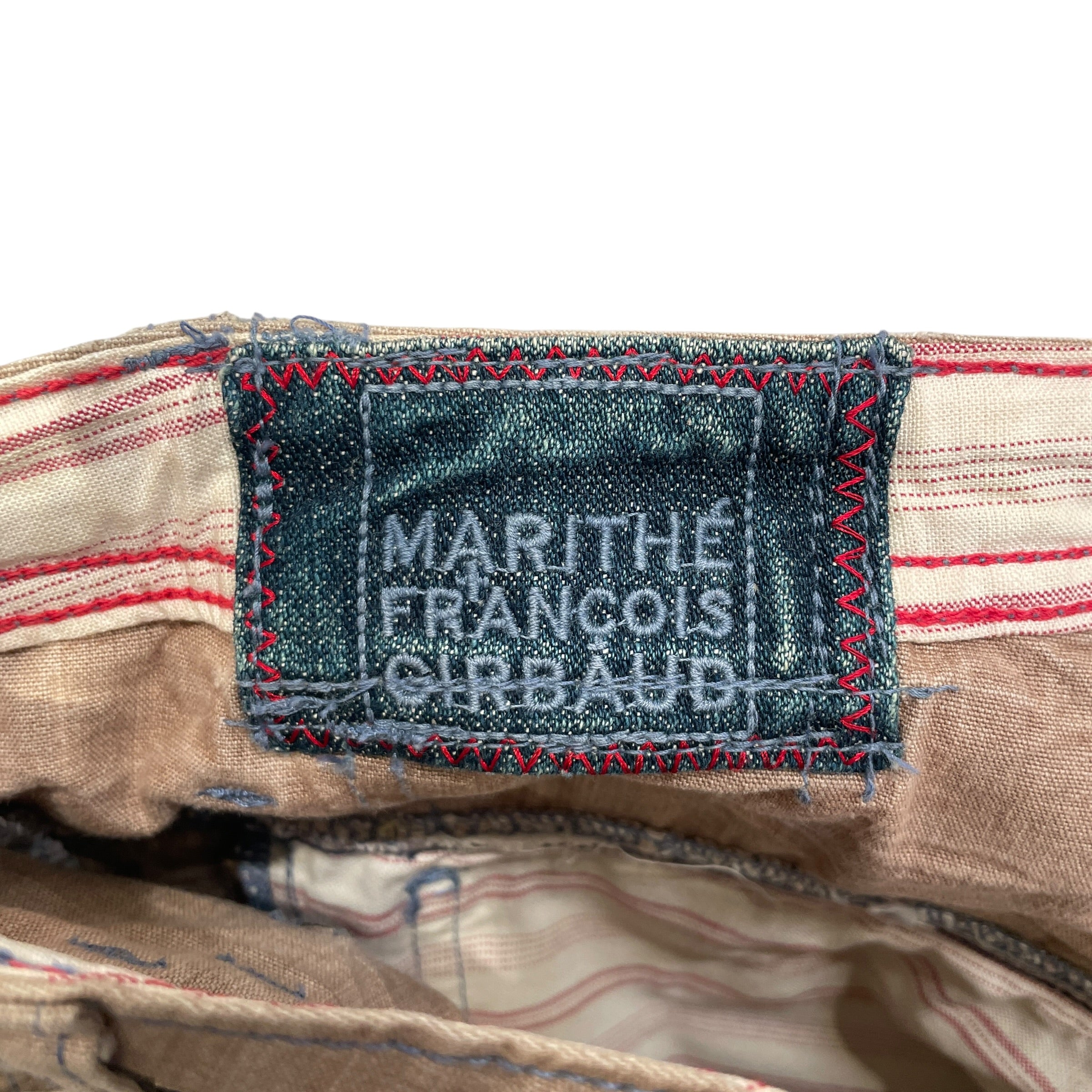 MARITHE FRANCOIS GIRBAUD/Cropped Pants/38/Denim/CML/ view 3