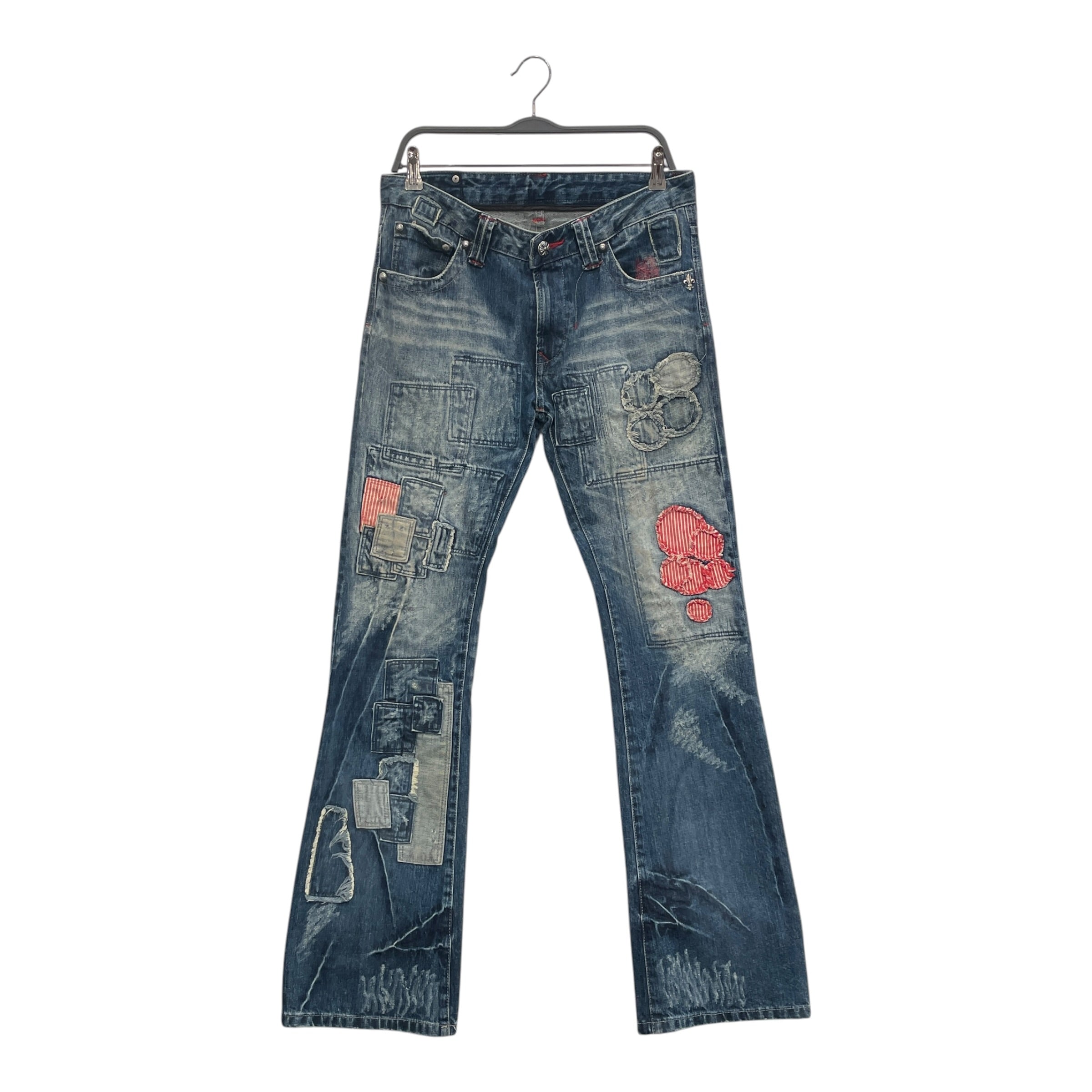 PPFM/Bootcut Pants/31/Cotton/BLU/All Over Print/MILITARY VERY RARE PATCH