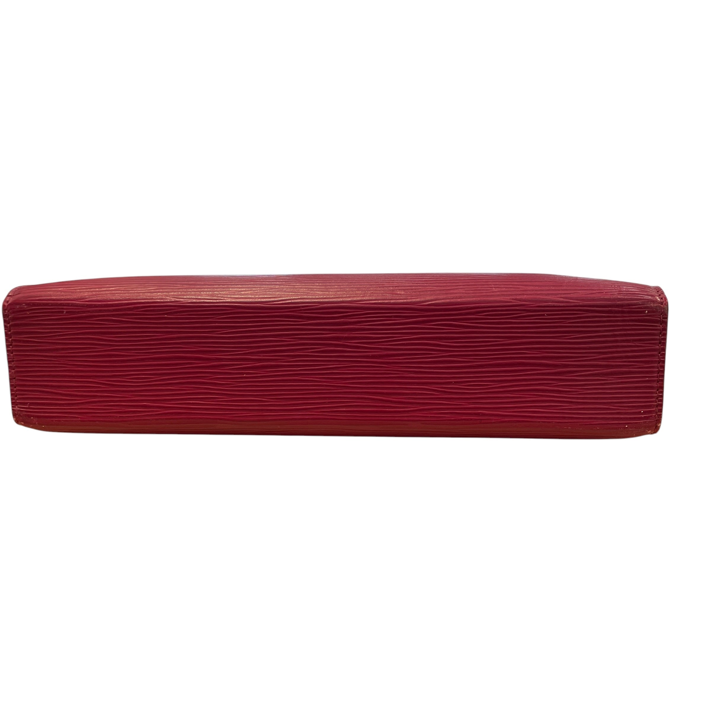 LOUIS VUITTON/Pouch/Leather/RED/TA2148 RED EPI LEATHER POUCH view 5