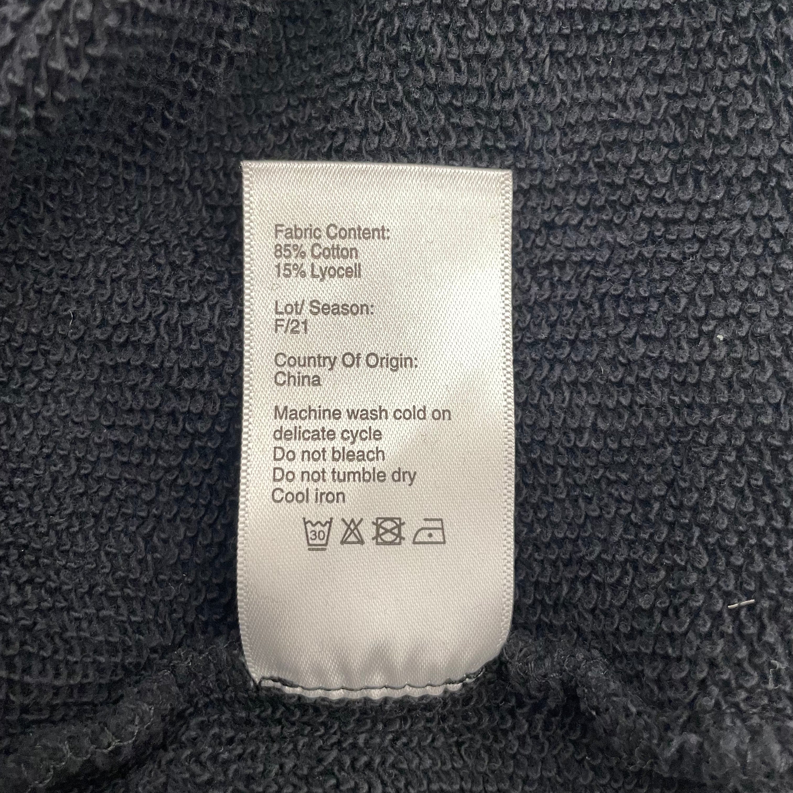R13/Sweatshirt/M/Graphic/Cotton/BLK/ view 6