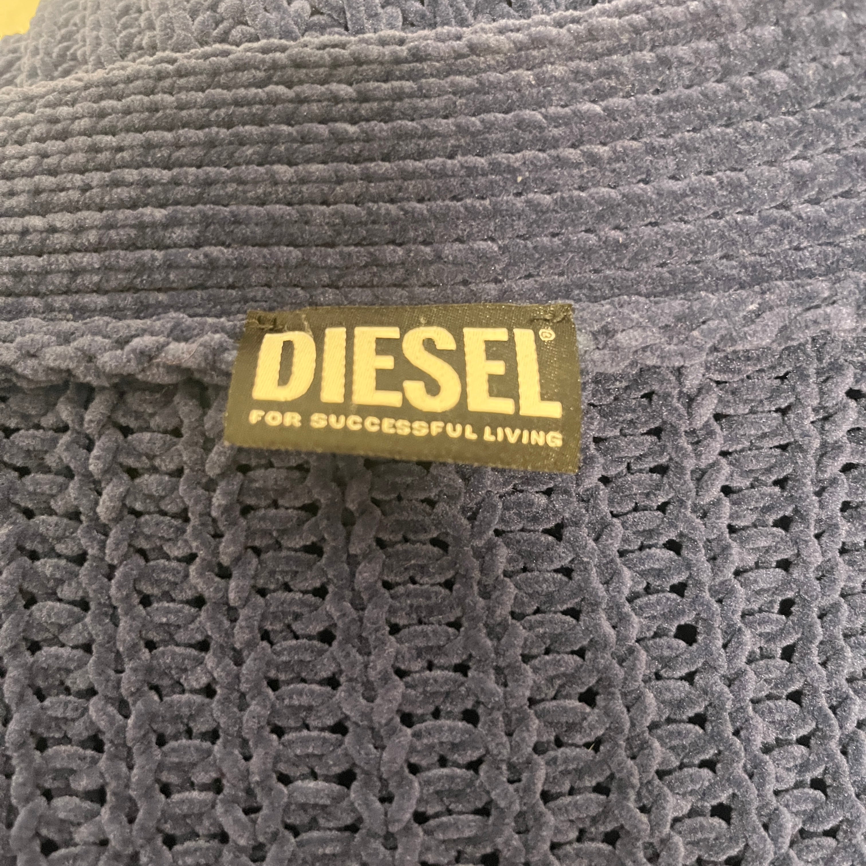 DIESEL/Heavy Cardigan/XS/Nylon/BLU/RED CUFF view 3
