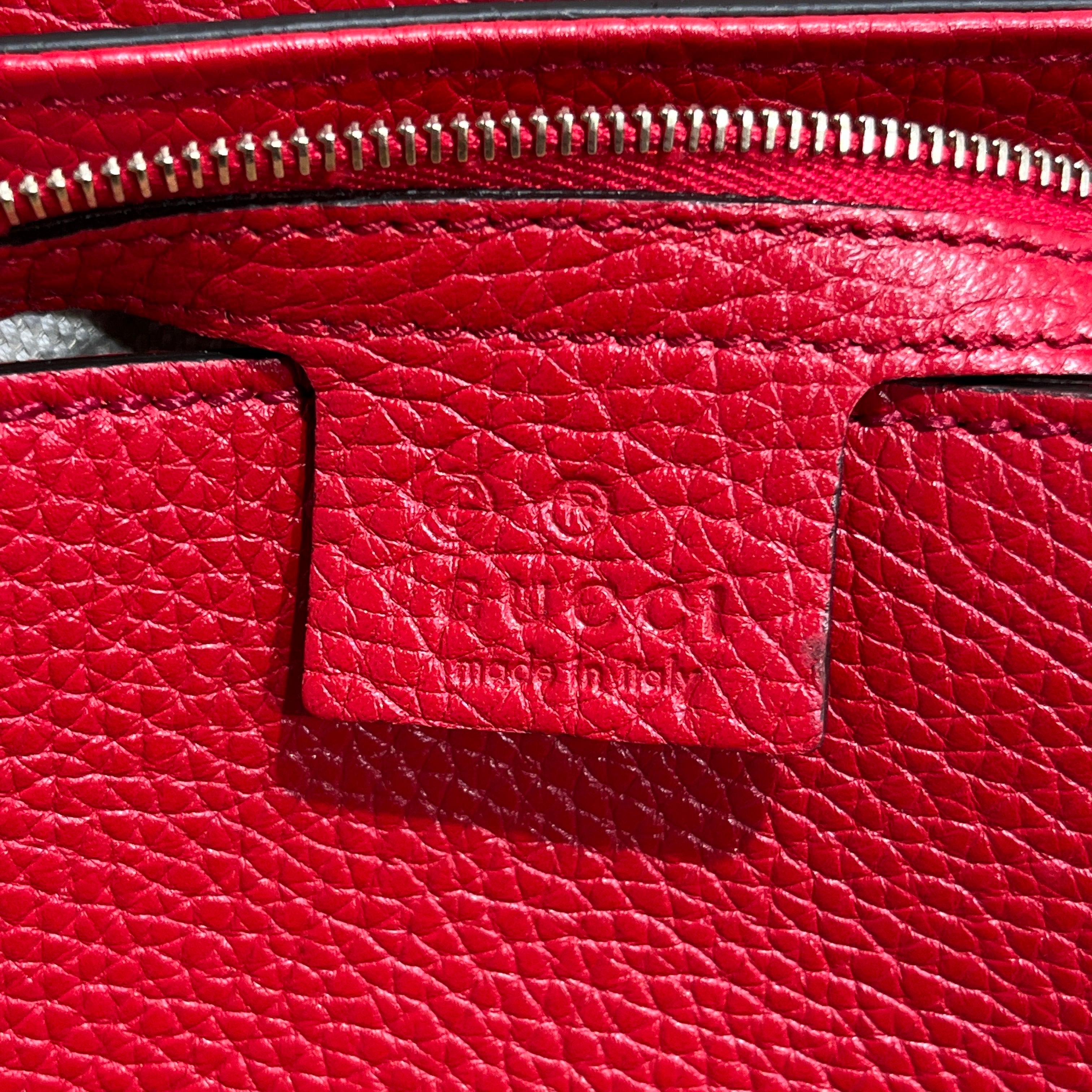 GUCCI/Cross Body Bag/Leather/RED/SOHO FLAP CHAIN view 3